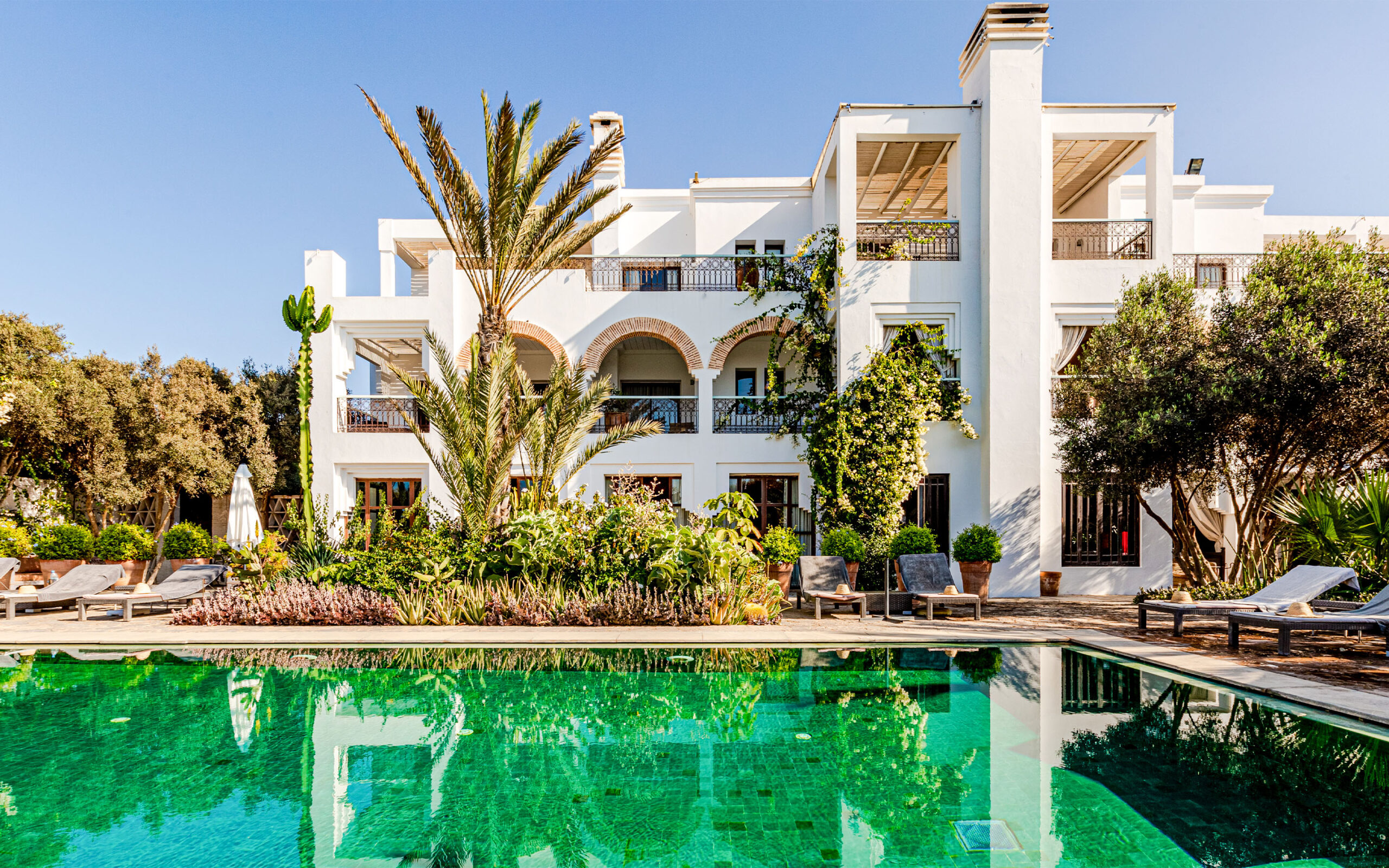 Marokko Agadir Villablanche Pool Front