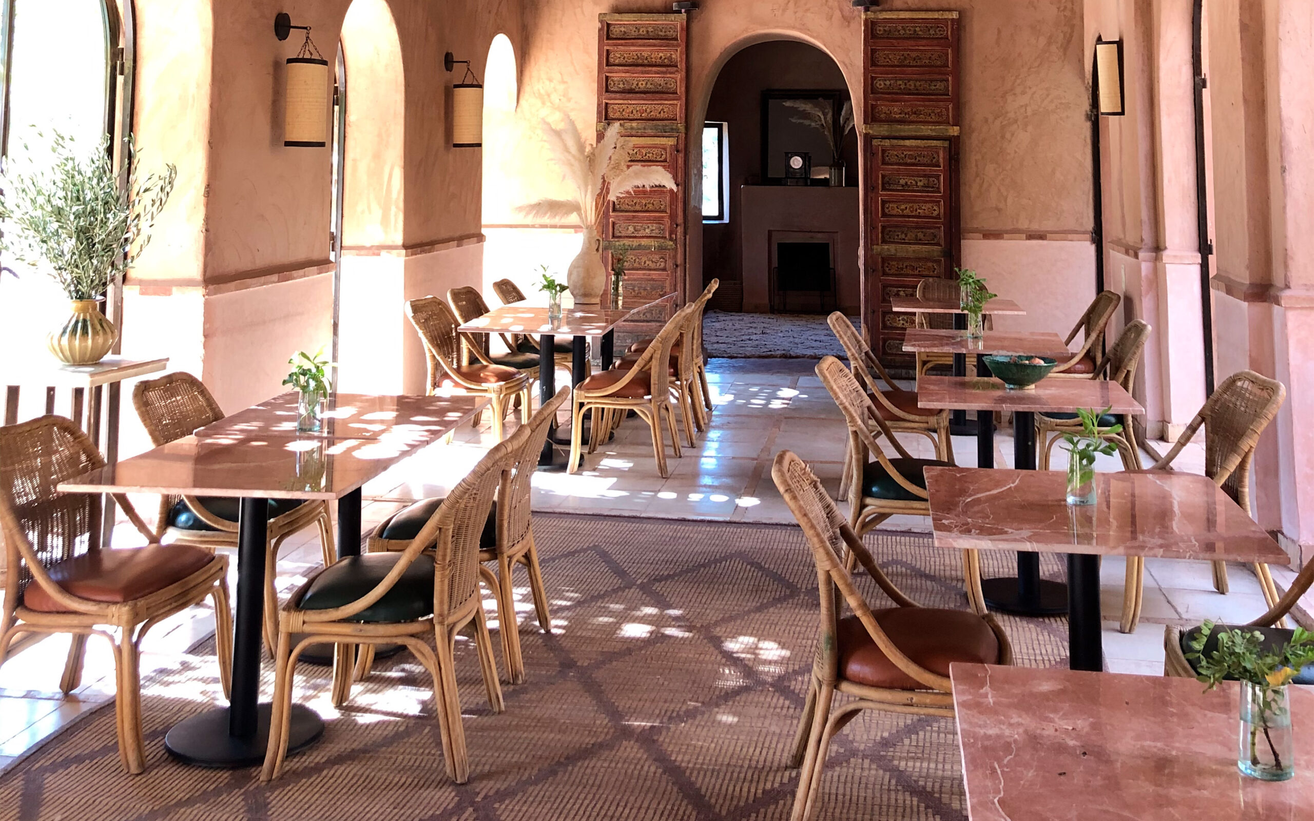 Marokko Atlas Bab Ourika Dining
