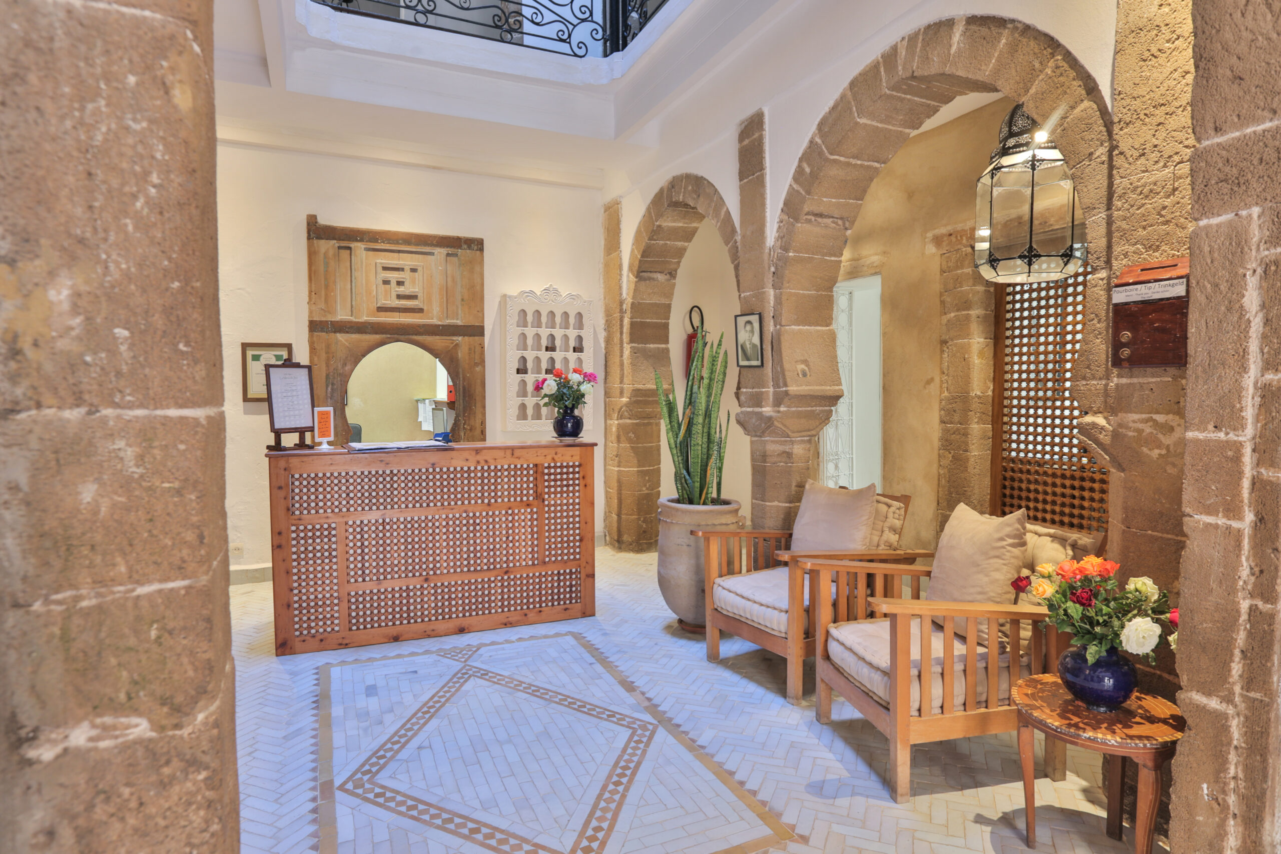Marokko Essaouira Villamaroc Lobby