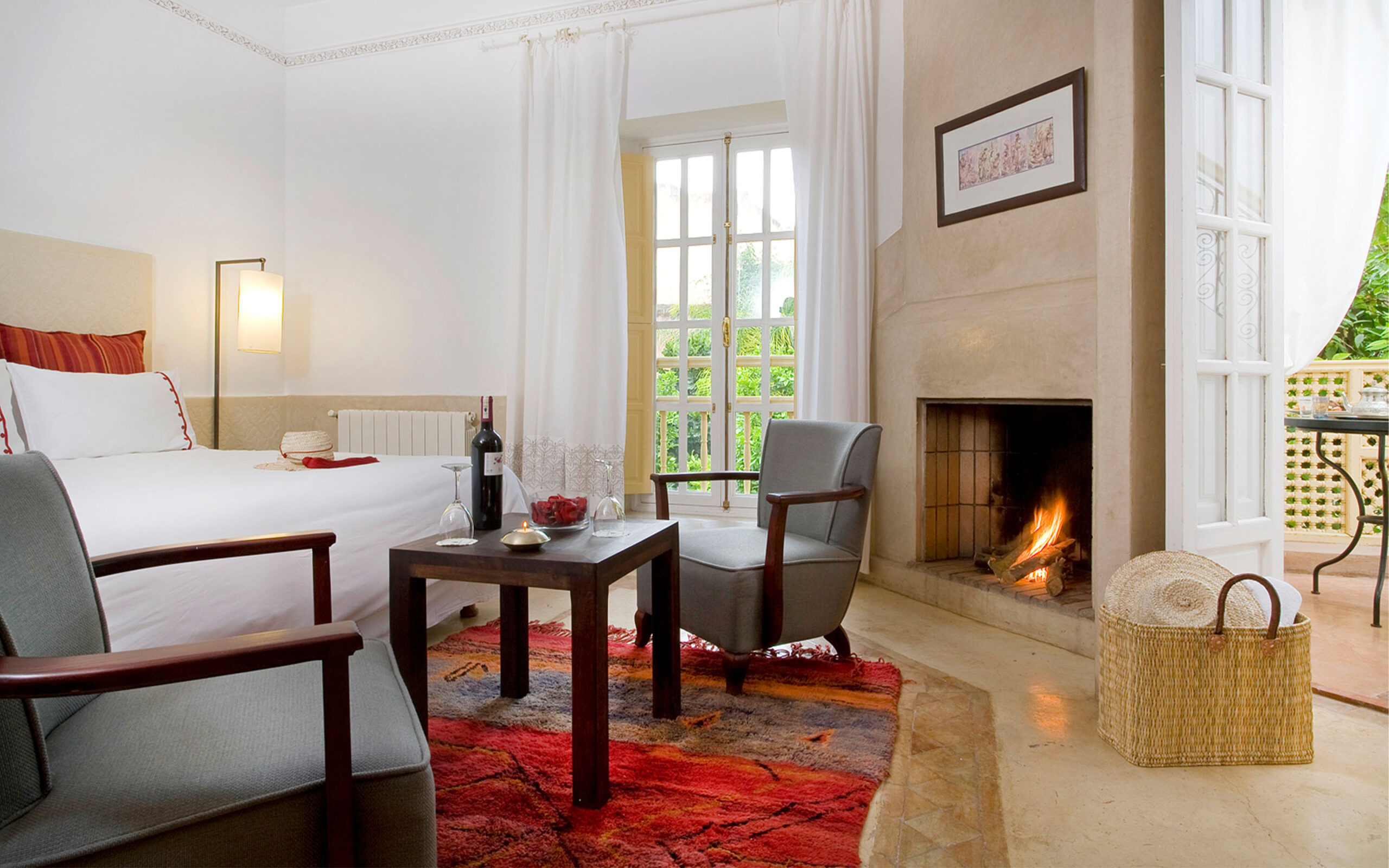 Marokko Marrakech Les Jardin Dela Medina Chambre Solarium