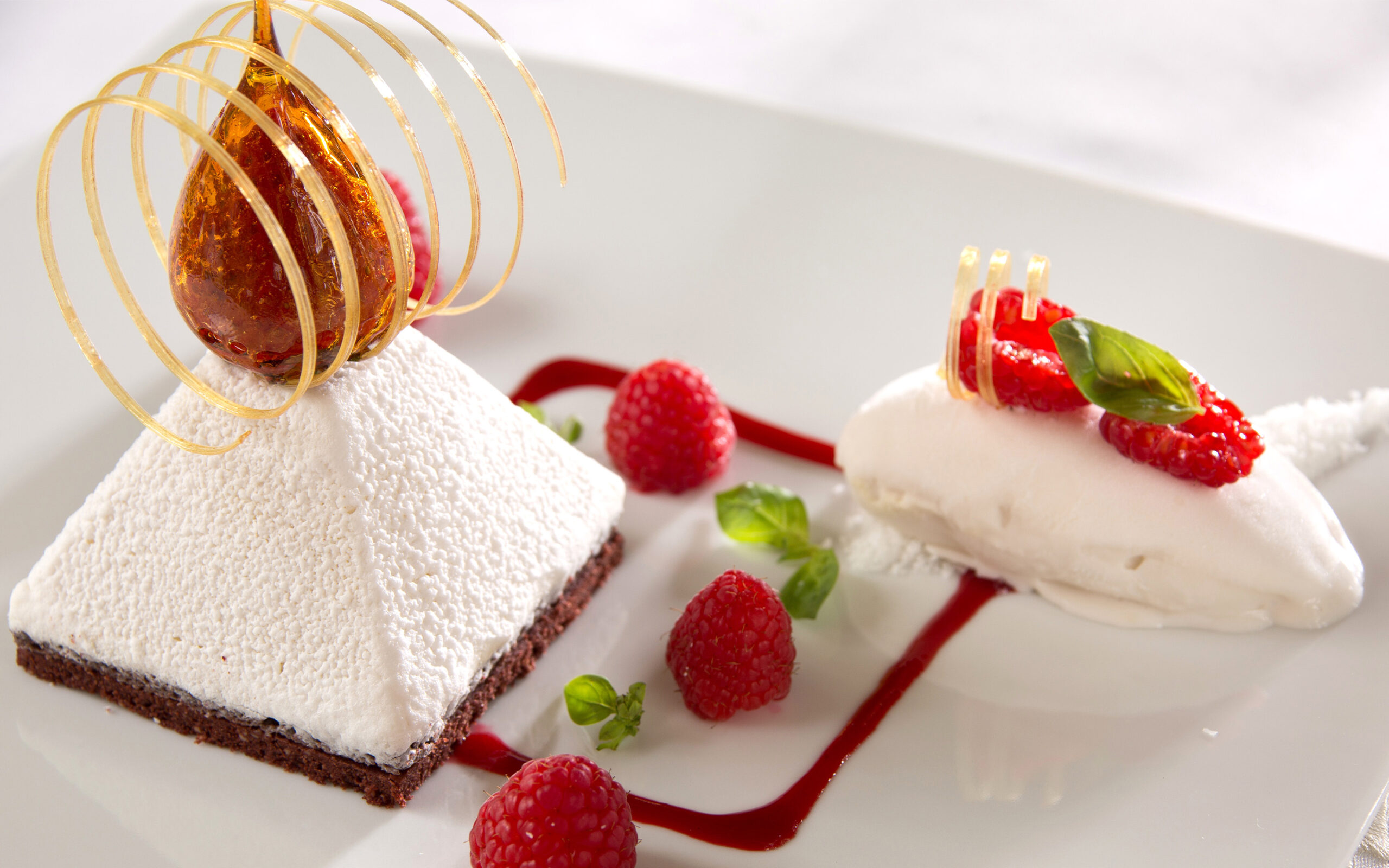 Marokko Marrakech Les Jardins Dela Medina Parfait, opstilling med desserter
