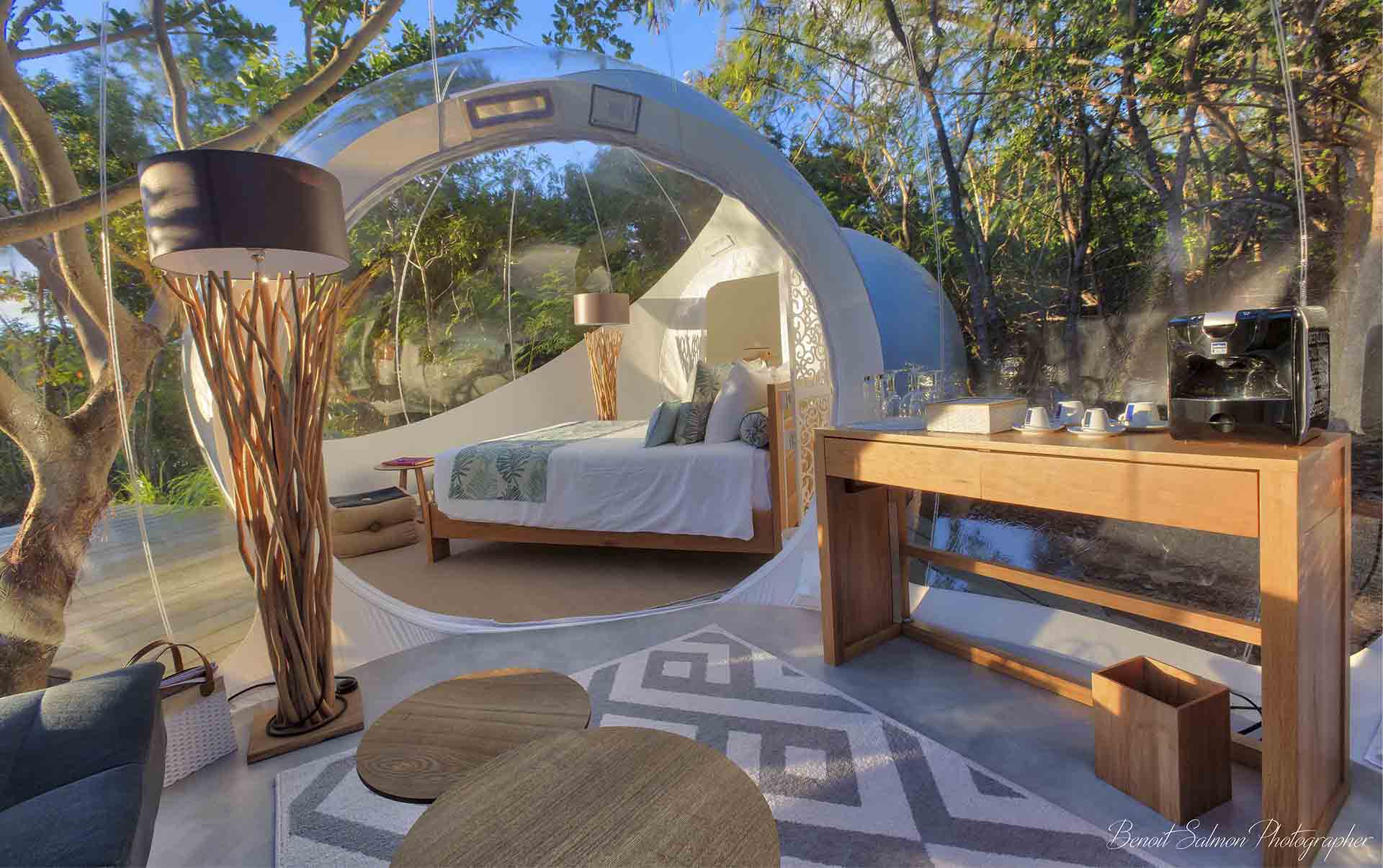 Rejser til Mauritius, Bubble Lodge Bois Ch&eacute;ri, naturen