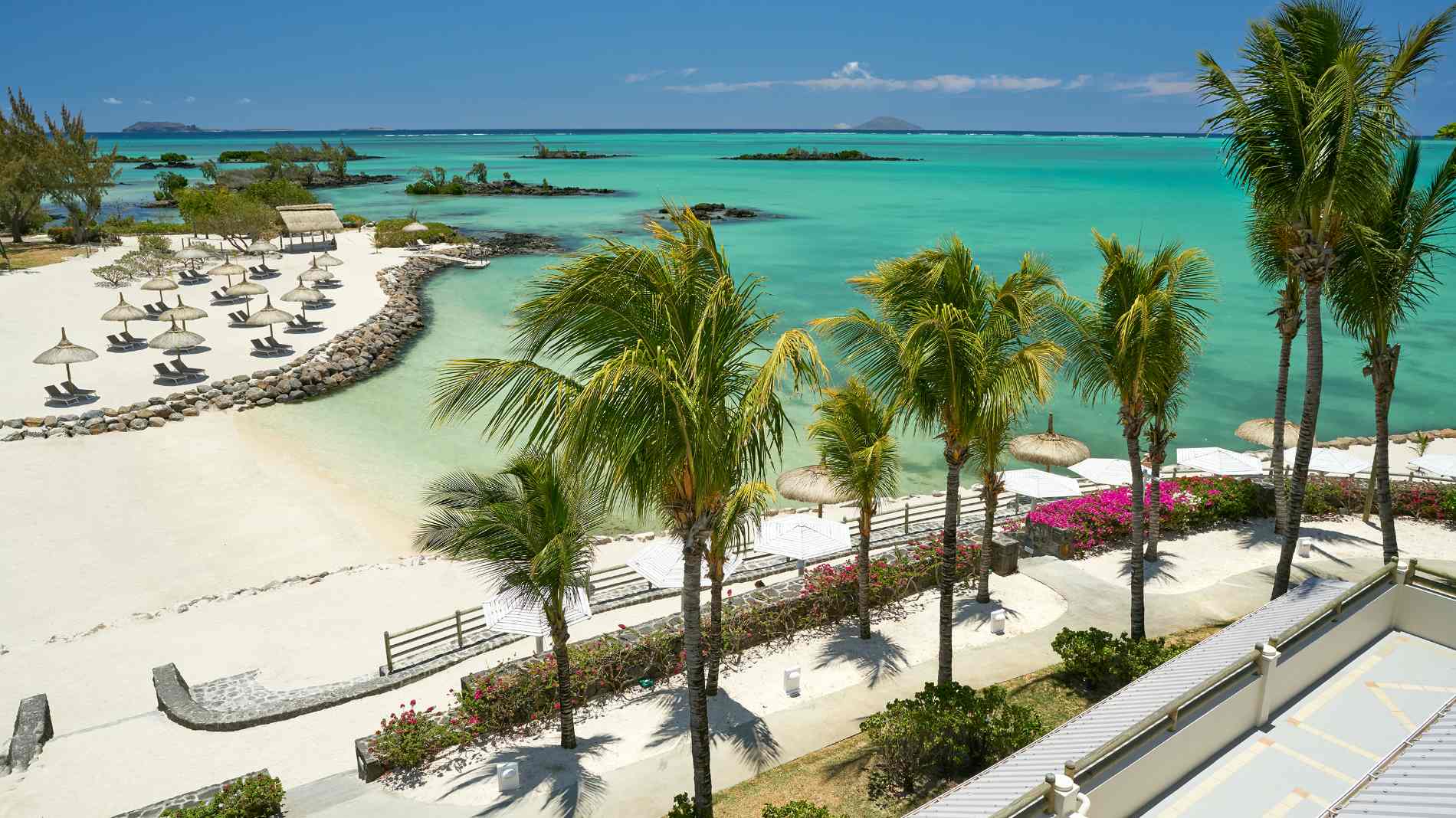 Rejser til Mauritius, Lagoon Attitude, Udsigt til strand og hav
