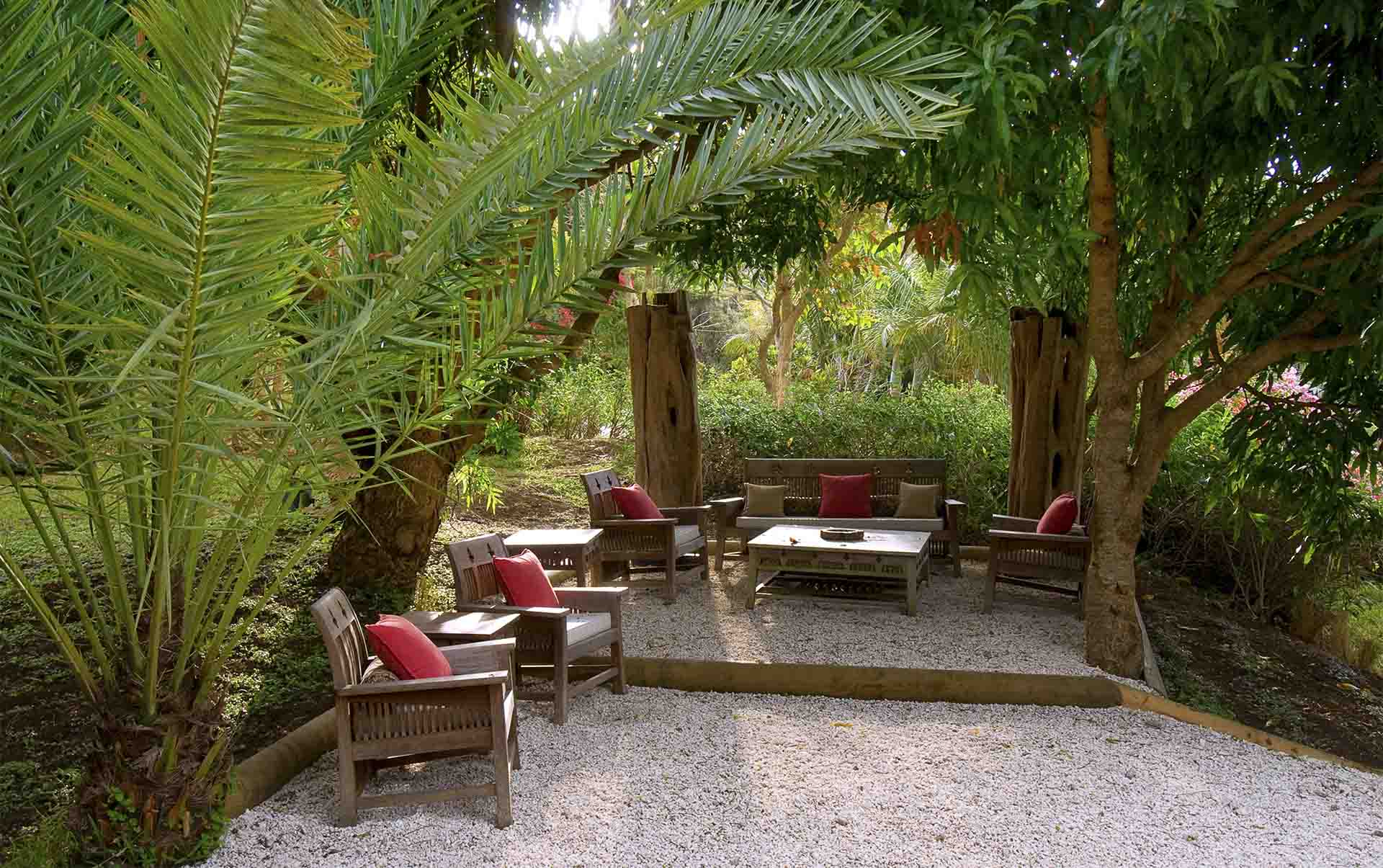 Rejser til Mauritius, Lakaz Chamarel Exclusive Lodge, Et hyggeområde på Lakaz Chamarel Exclusive Lodge