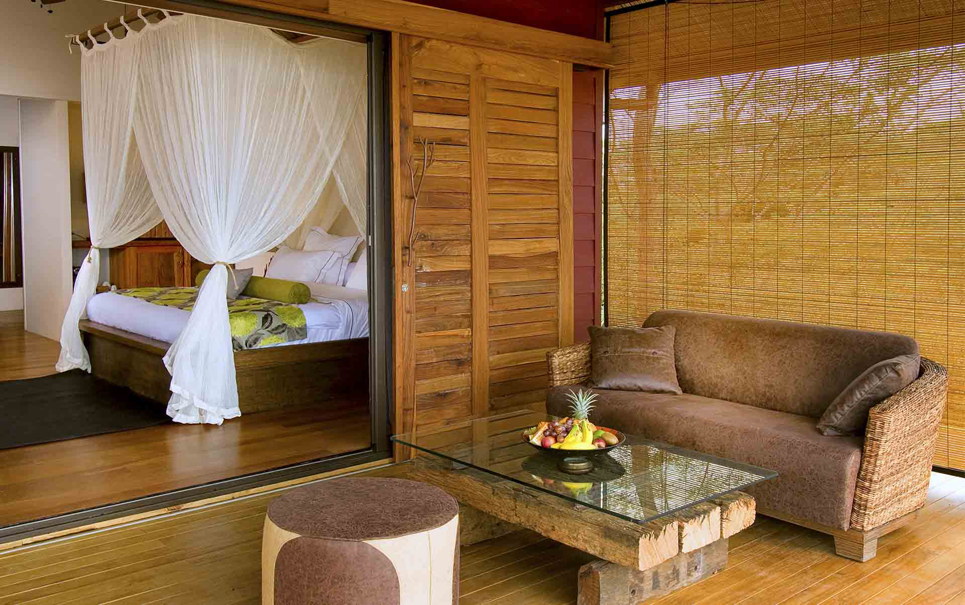 Rejser til Mauritius, Lakaz Chamarel Exclusive Lodge, Terrassen i en Exclusive Suite