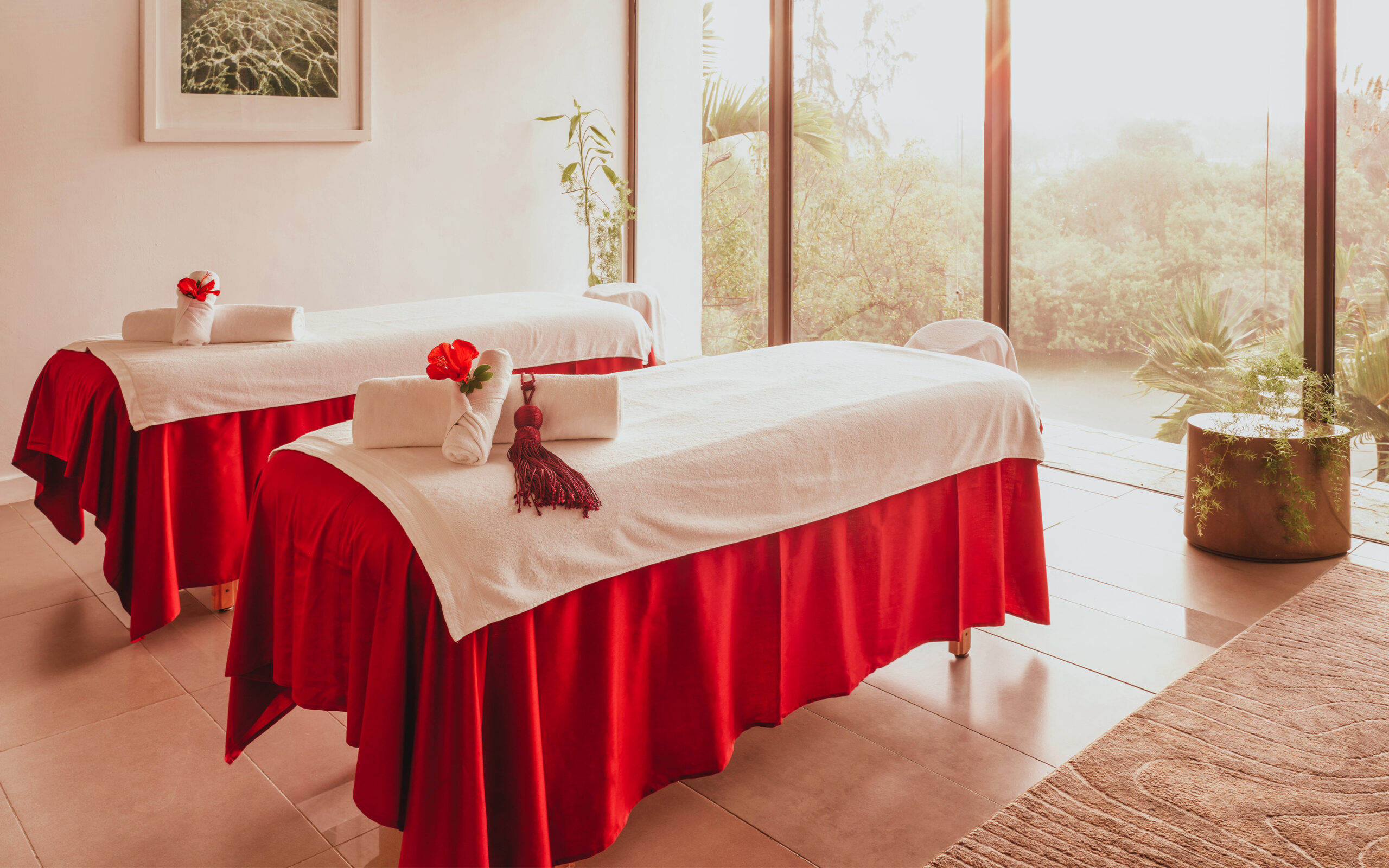 Rejser til Mauritius, Long Beach, spa