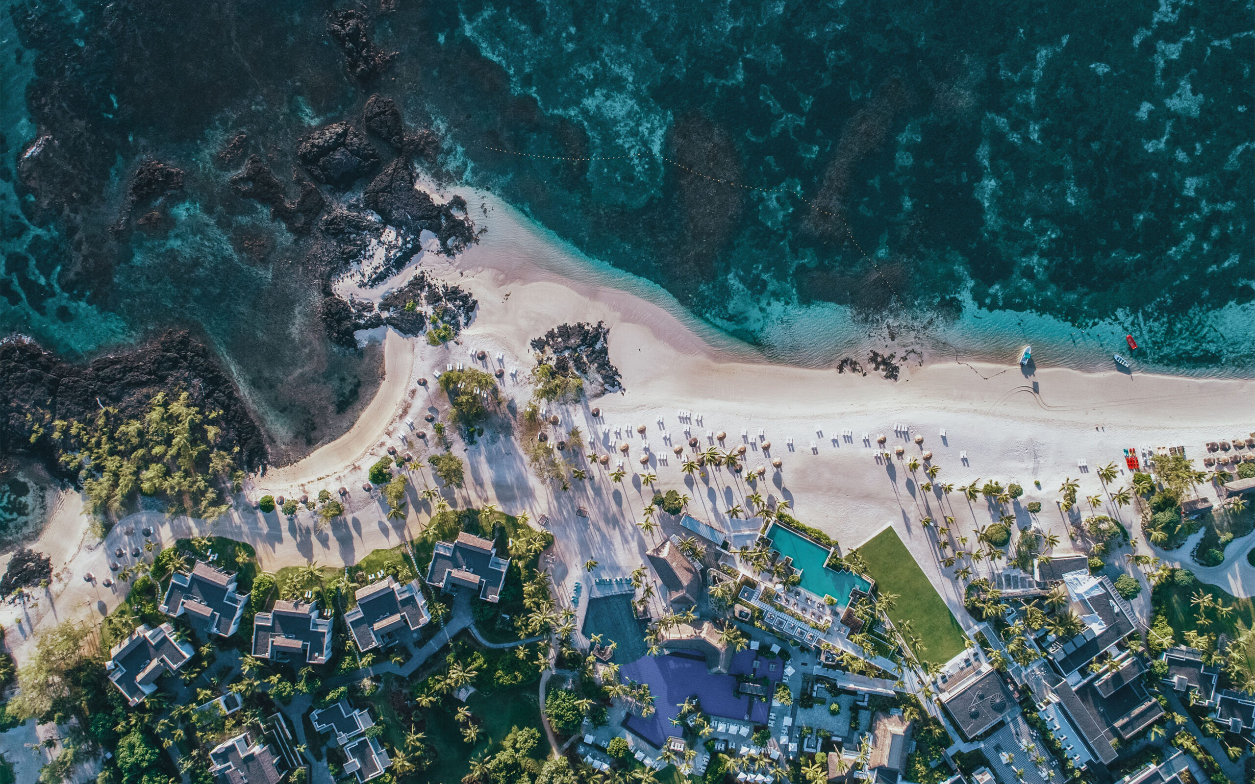 Rejser til Mauritius, Long Beach, udsigt