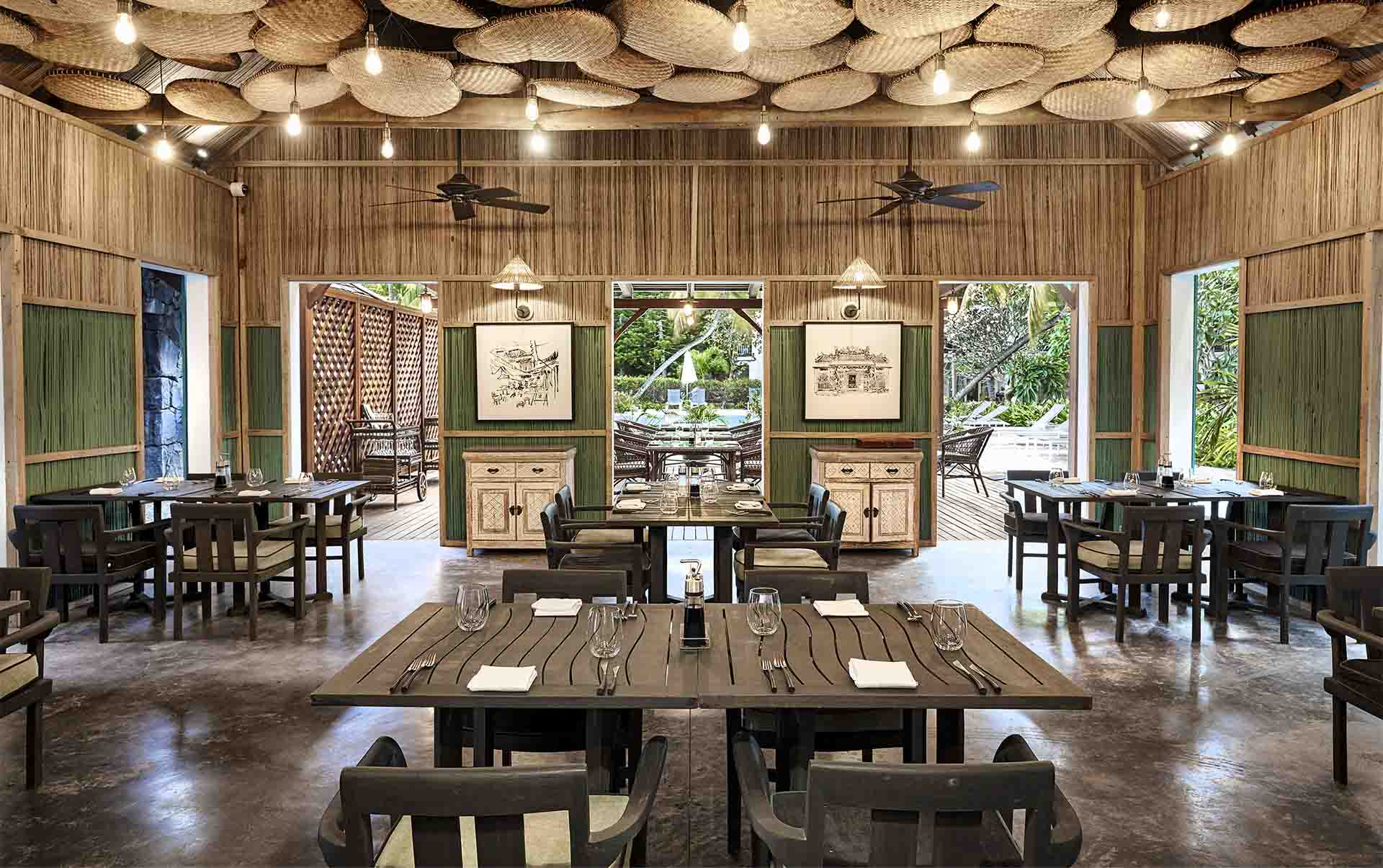 Rejser til Mauritius, The Ravenala Attitude, Restaurant Madame Ming med asiatisk menu