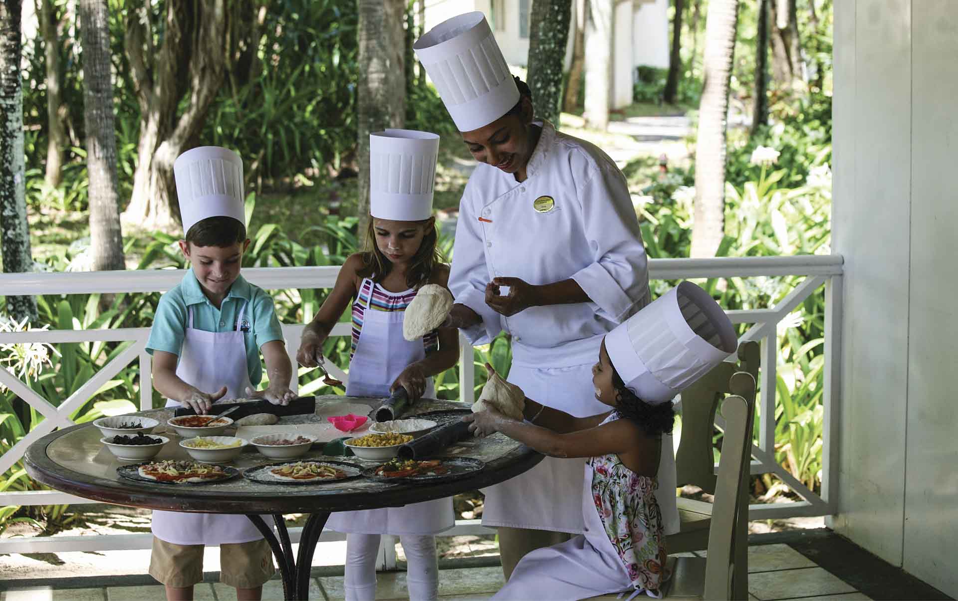 Rejser til Mauritius, The Residence Mauritius, Børne laver deres egen frokost