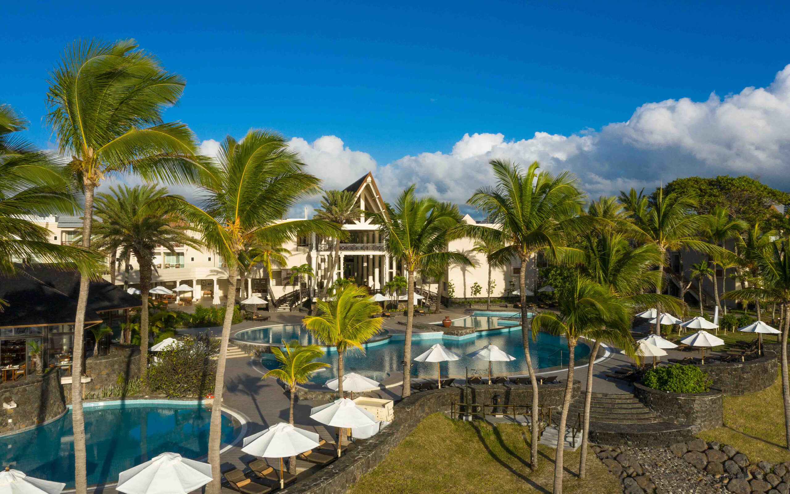 Rejser til Mauritius, The Residence Mauritius, lobby