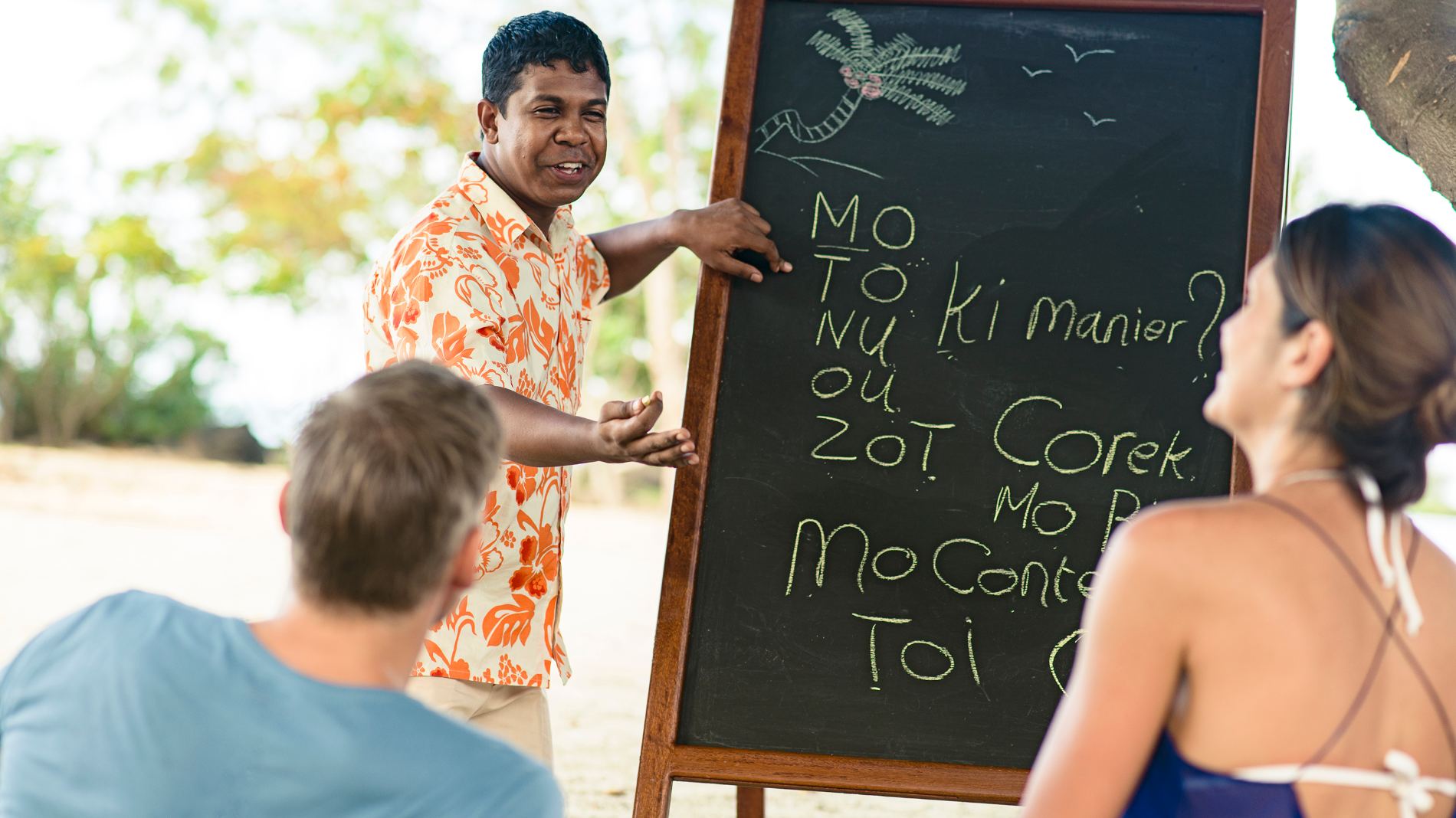Rejser til Mauritius, Zilwa Attitude, undervisning