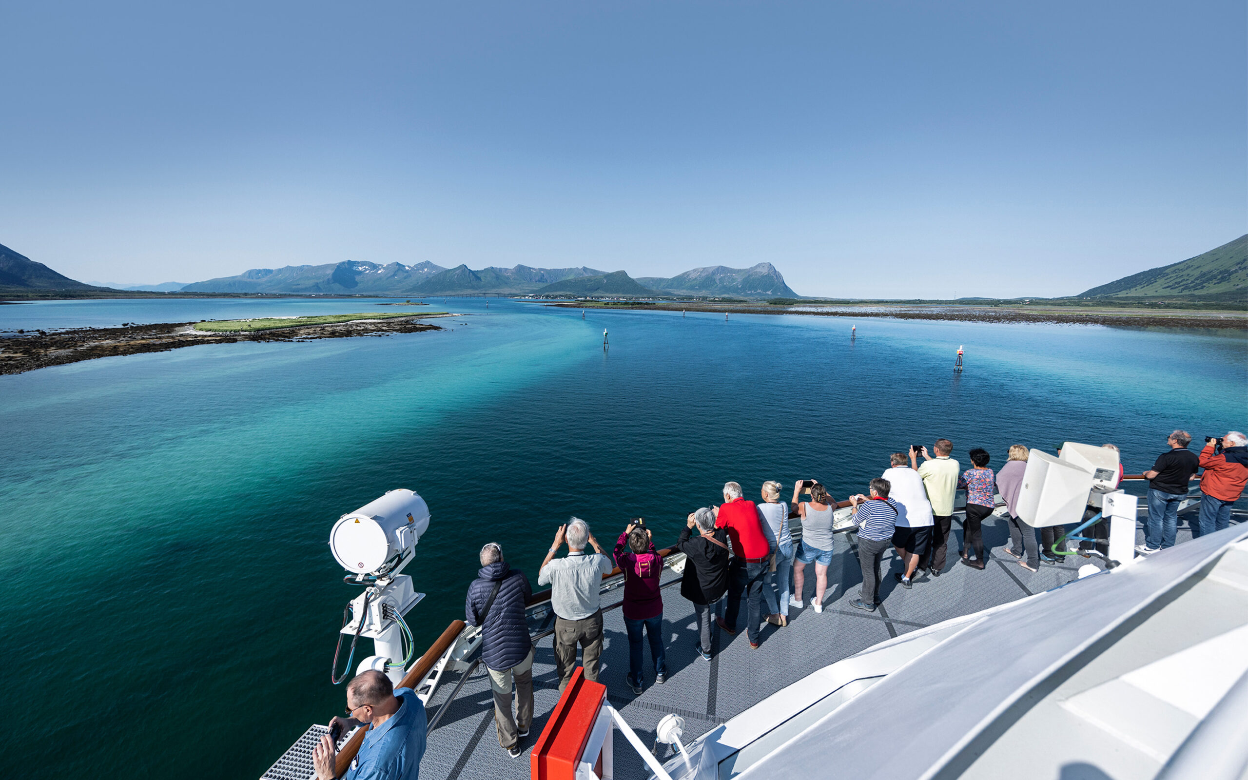 Norge Havila Kystruten Bow Viewpoint
