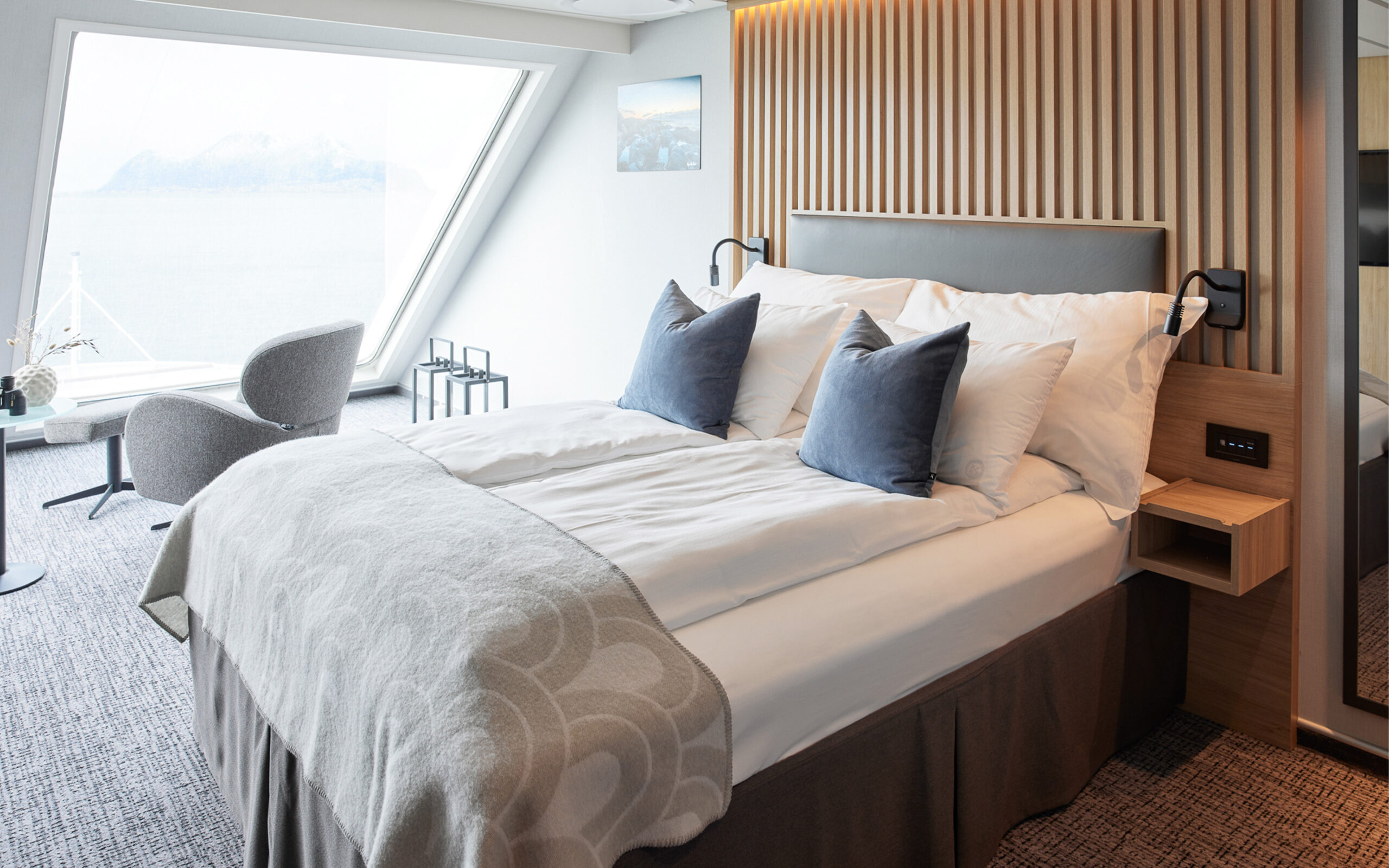 Norge Havila Kystruten Panoramic Superior Cabin