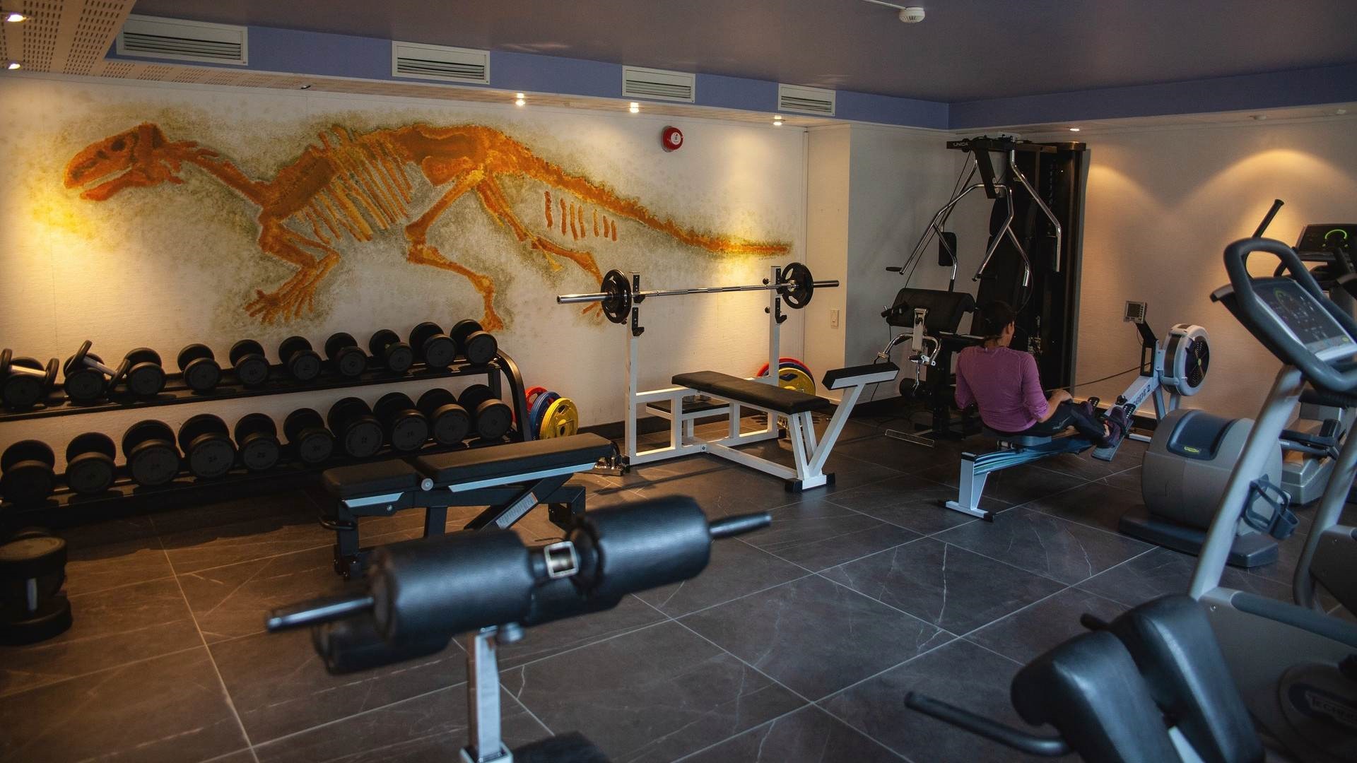 Fitness rum på Funken Lodge