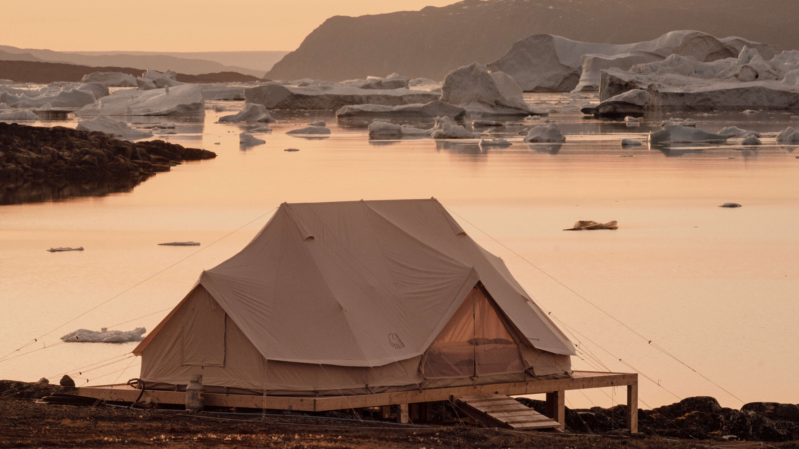 Gr&oslash;nland Saqqaq Camp Saqqaq Luksusglamping med udsigt