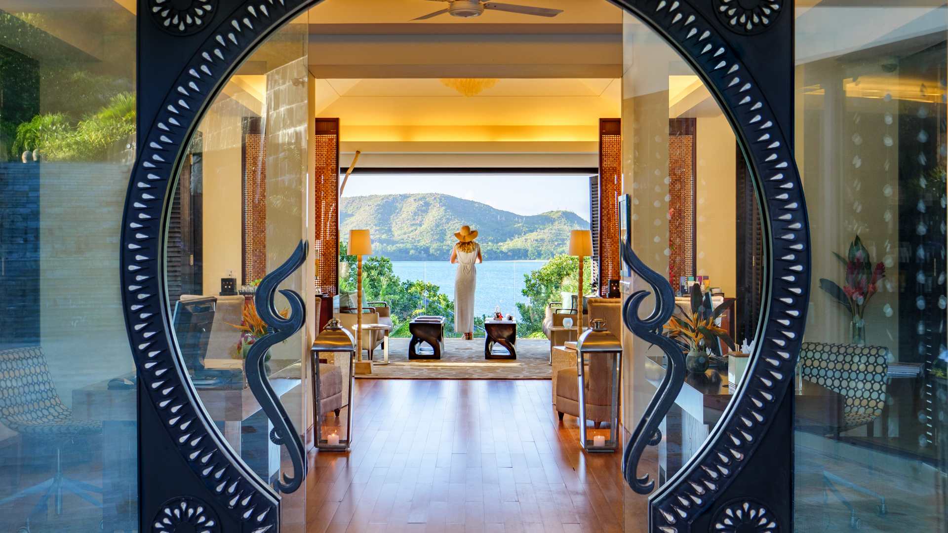 Ankomst til Raffles Seychelles