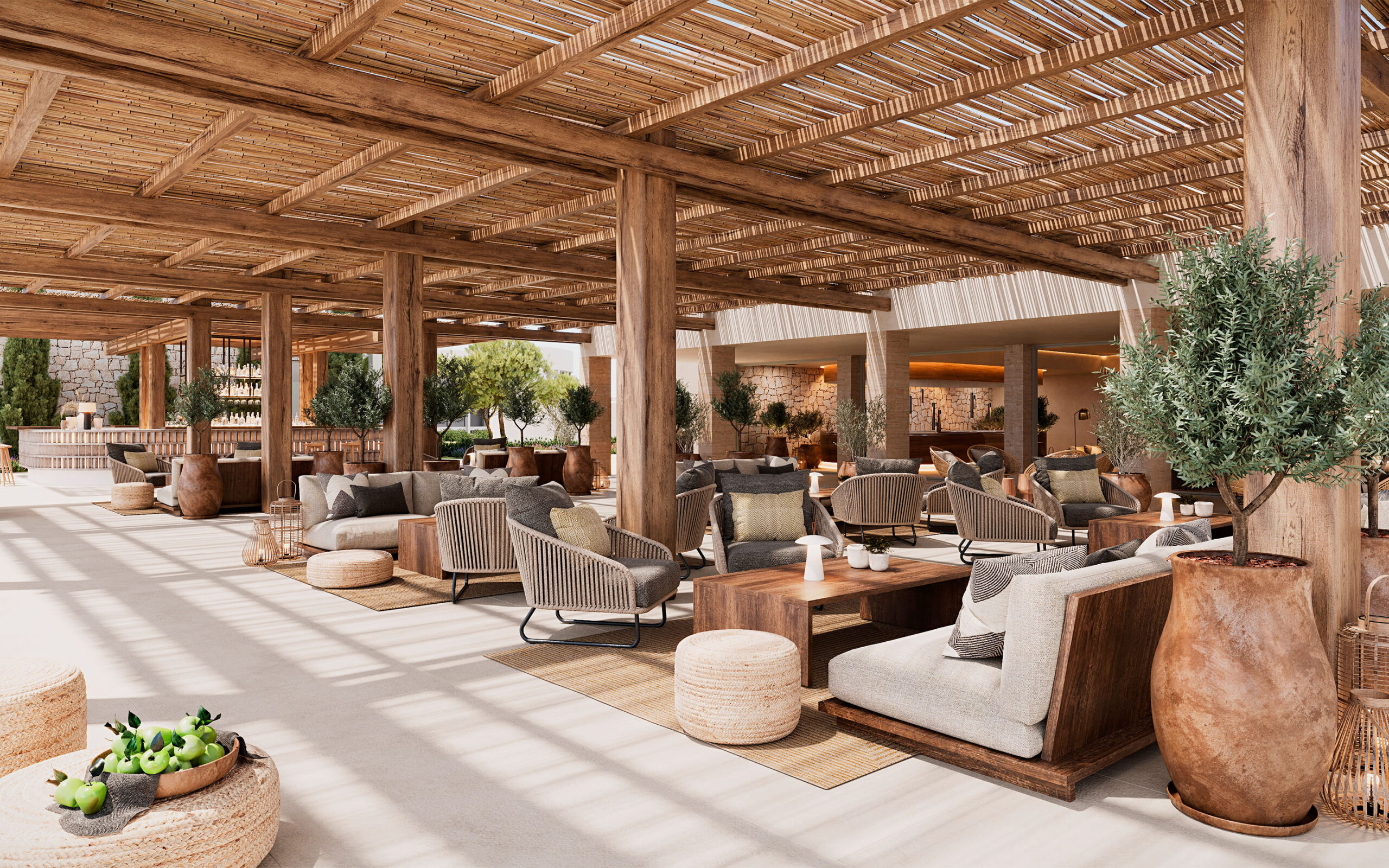 Spanien Mallorca Ikos Porto Petro Lobby Bar