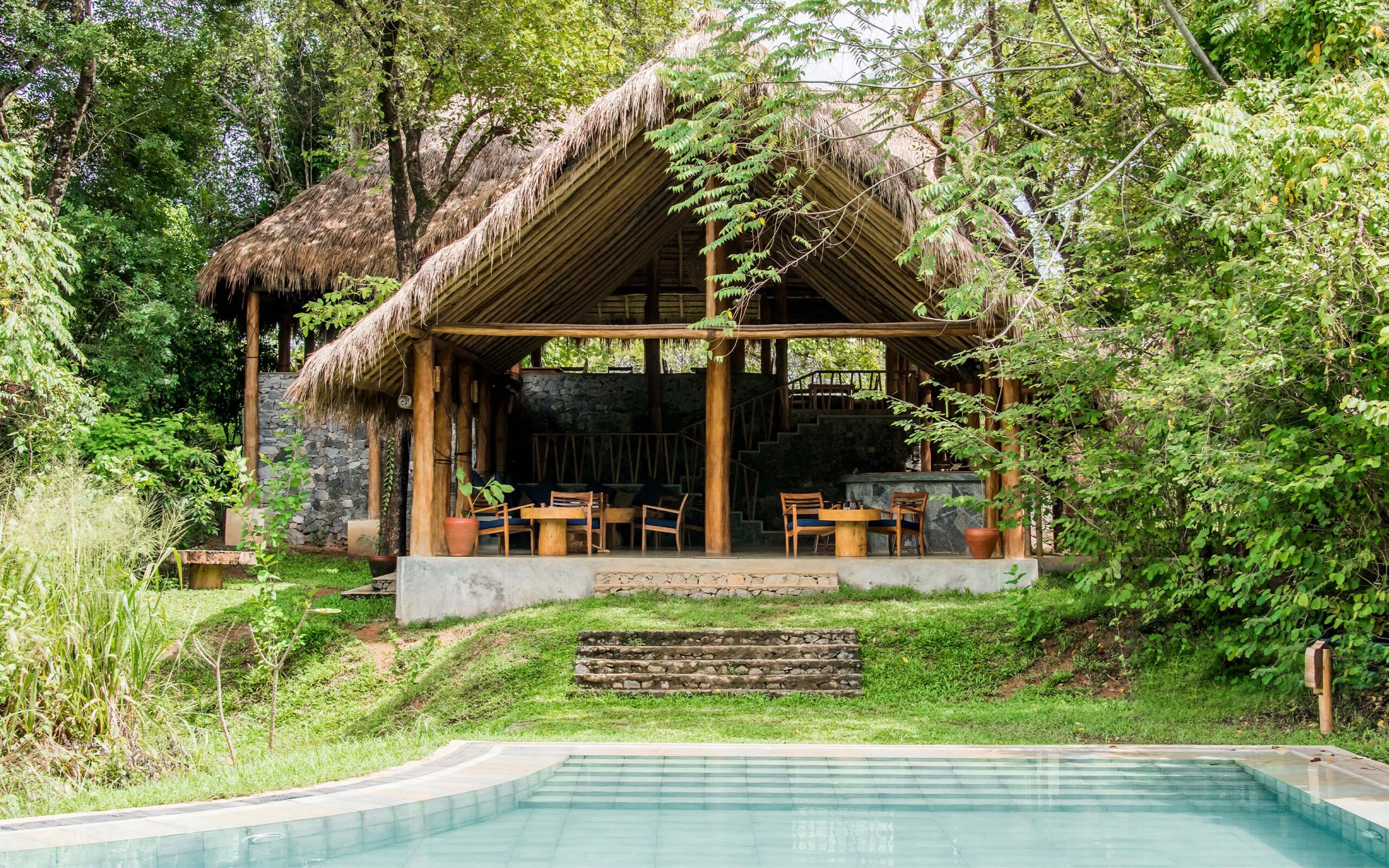 Sri Lanka Gal Oya Lodge Lobby Bar Restaurant