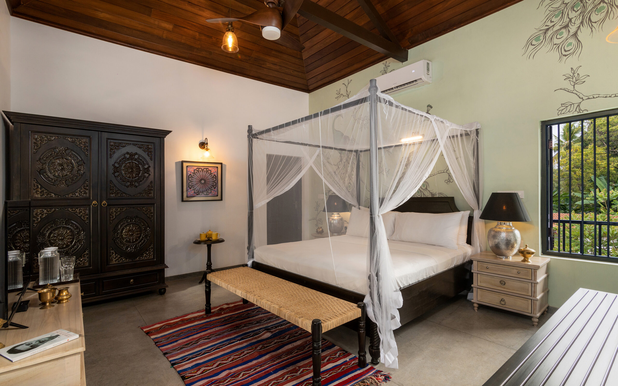 Sri Lanka Jaffna Jetwing Mahesa Bhawan Peacock Room