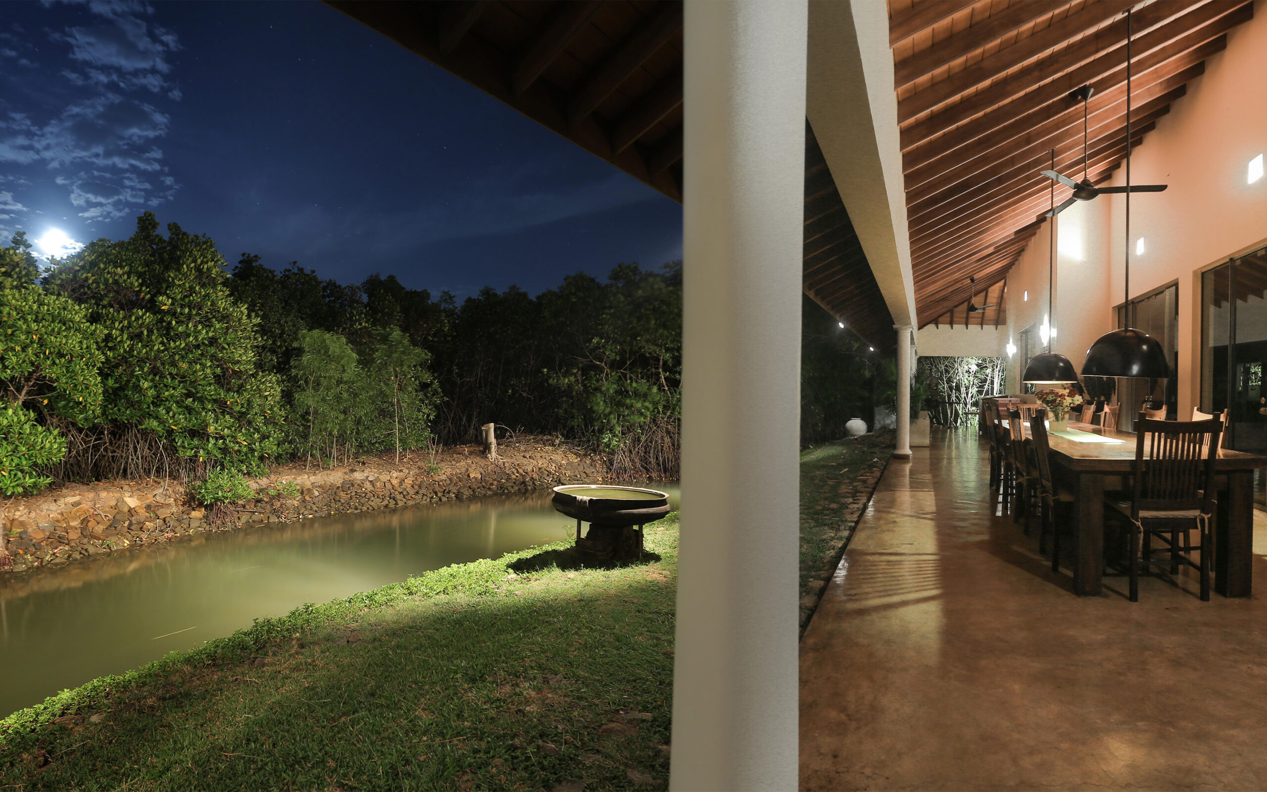 Sri Lanka Negombo Villa Hundira Dining New Wing