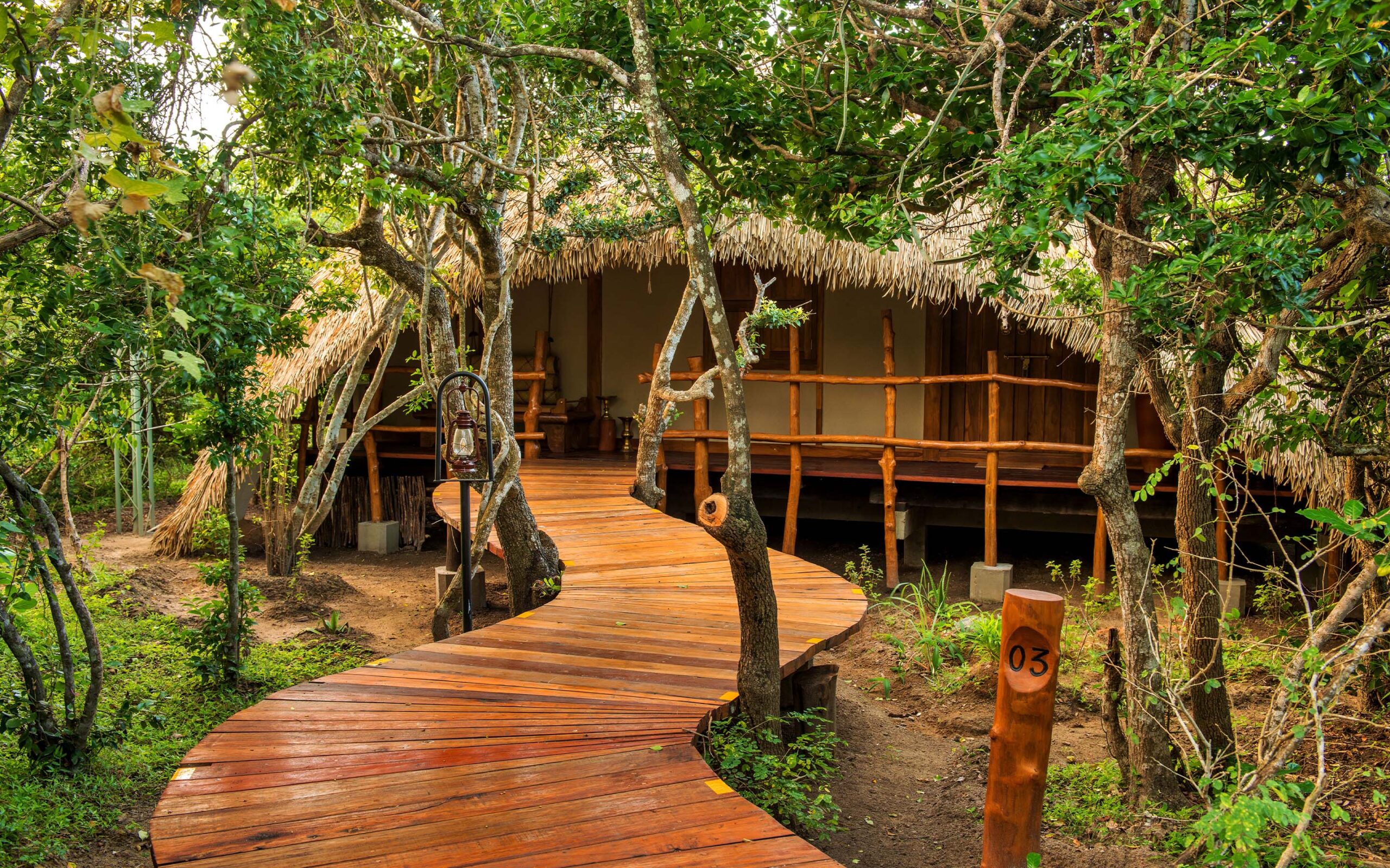 Sri Lanka Uga Chena Huts Indgang Til Cabin