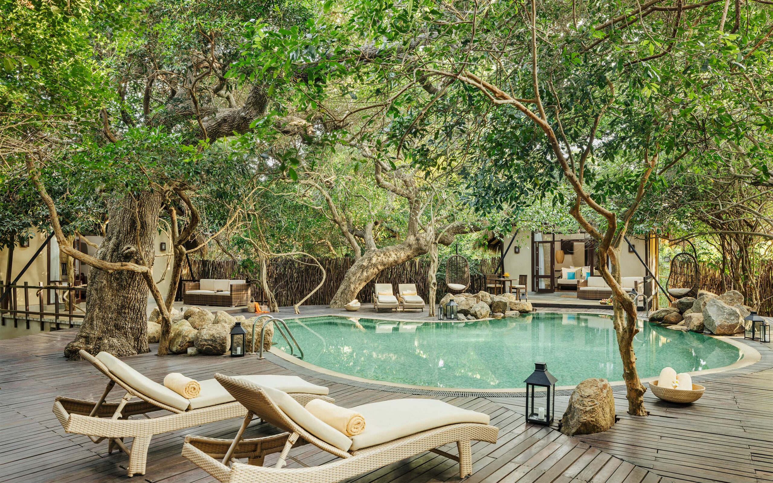 Sri Lanka Uga Jungle Beach Cluster Cabin Exterior