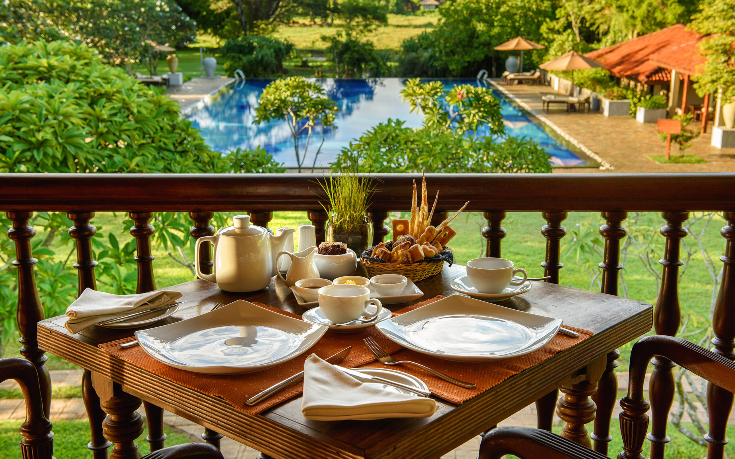 Sri Lanka Uga Ulagalla Morgenmad I Restaurant Liyawela