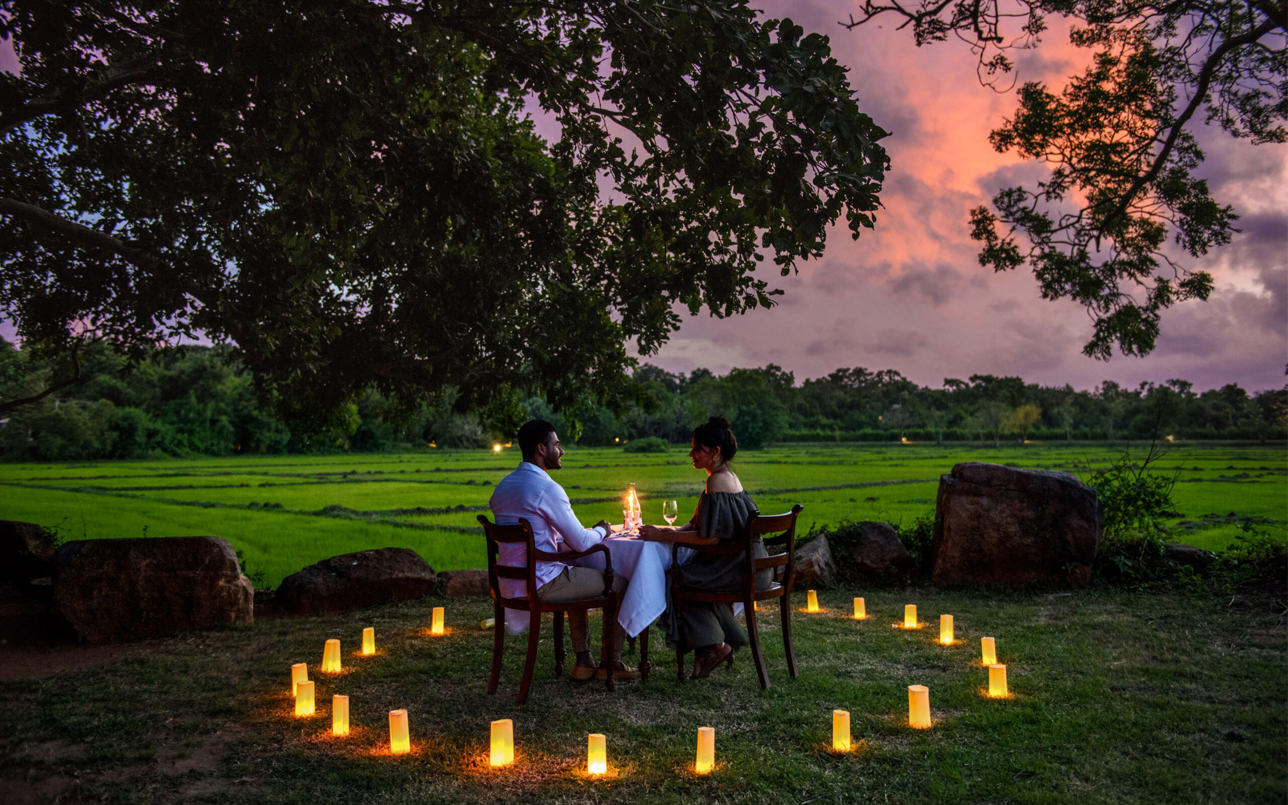 Sri Lanka Uga Ulagalla Privat Middag