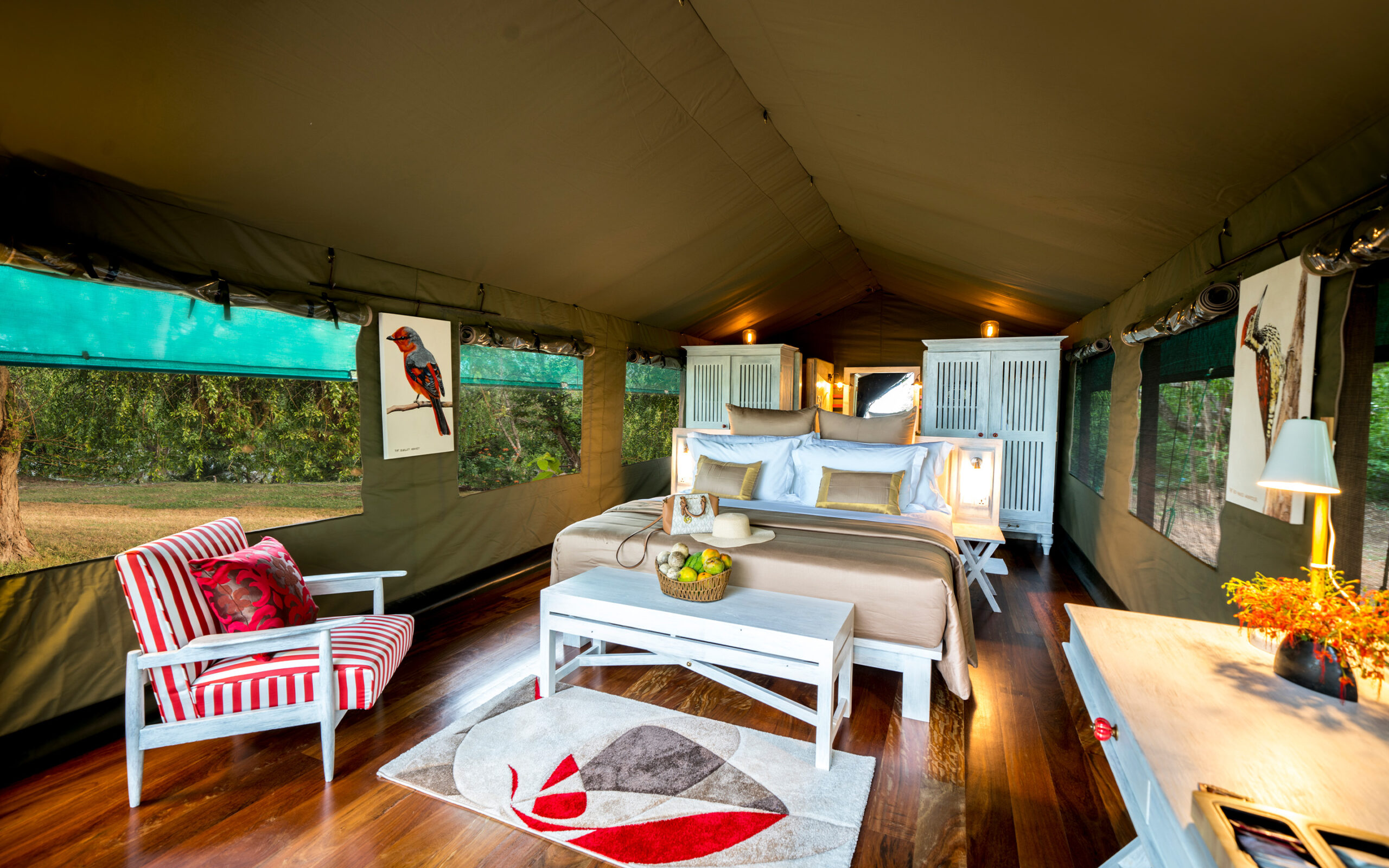 Sri Lanka Yala Flameback Eco Lodge Telt Interior