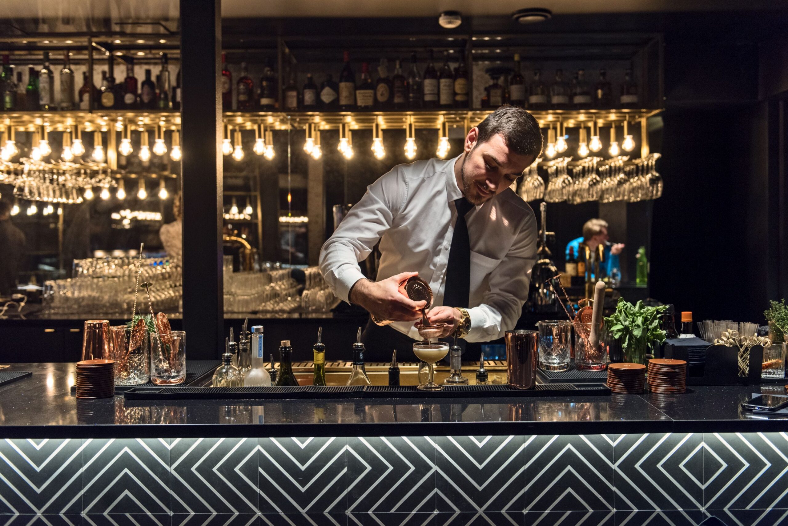 Svalbard Funken Lodge bartender