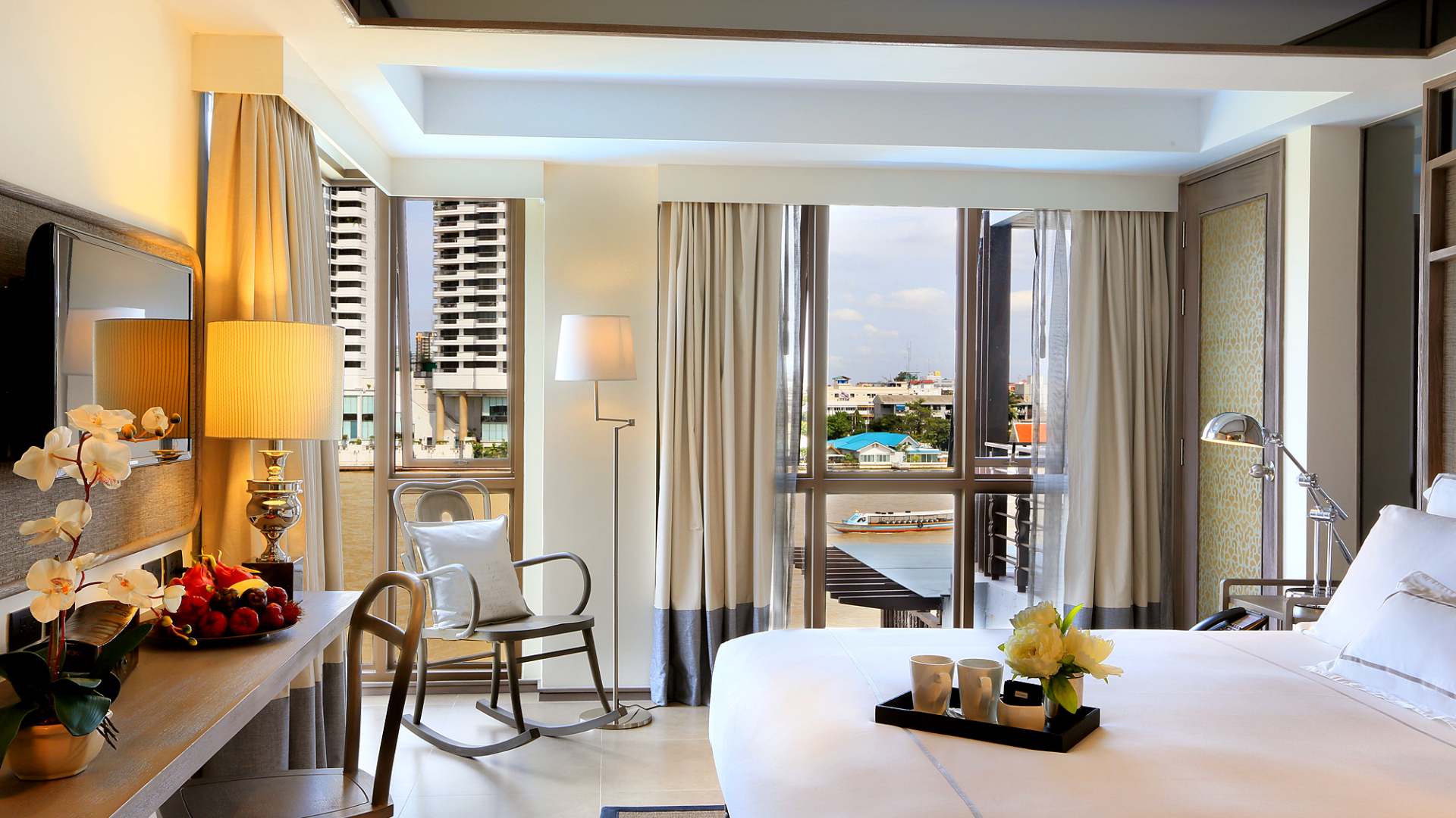 Thailand, Bangkok, Riva Surya, Double Room