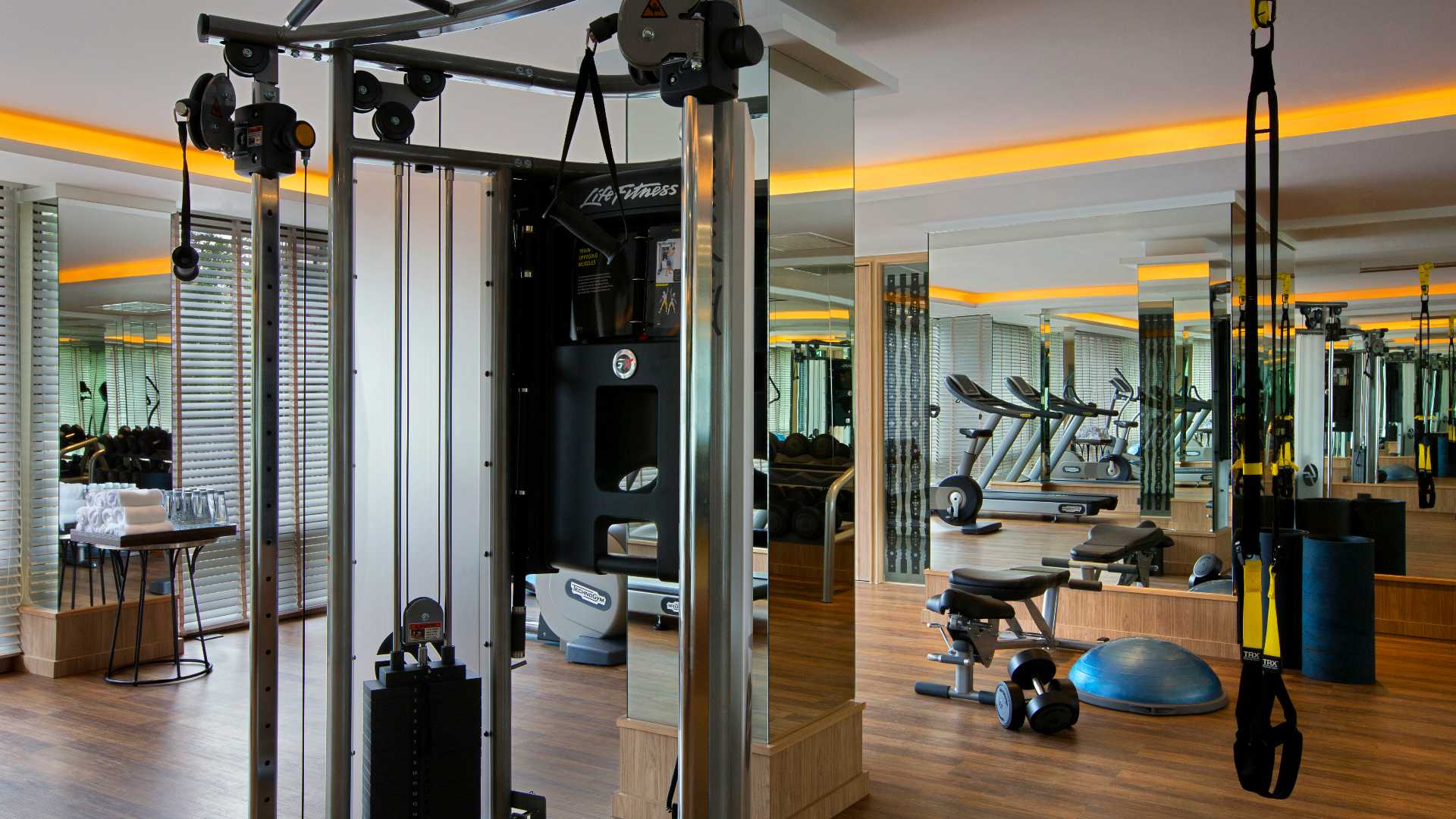 Thailand, Bangkok, Riva Surya, Fitness Center