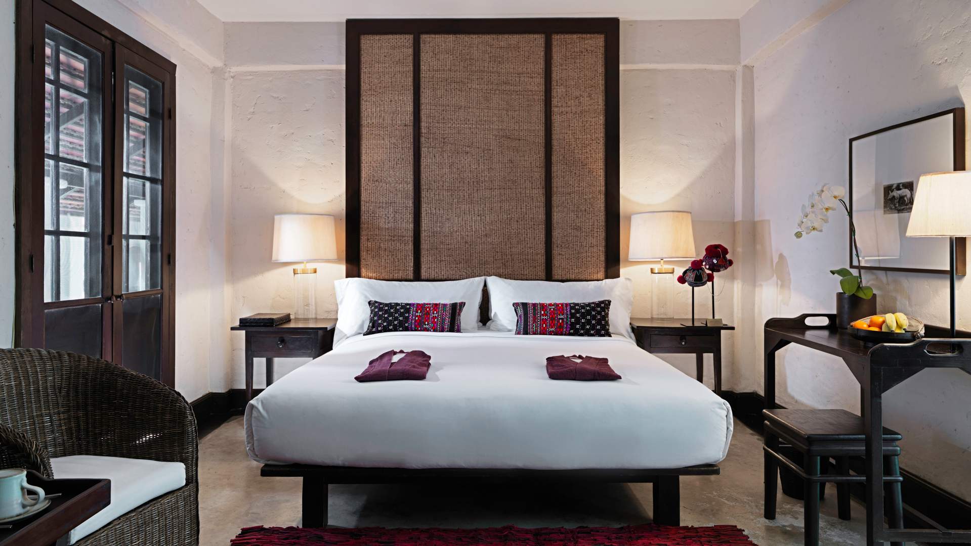 Thailand, Chiang Mai, Tamarind Village, Lanna Room