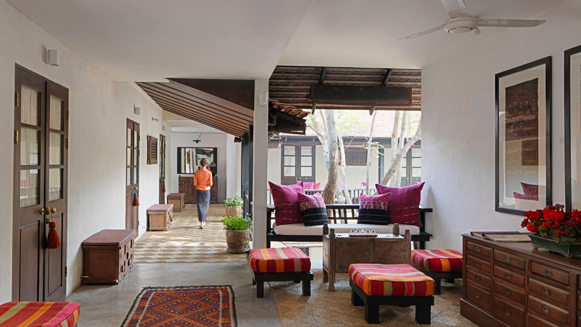Thailand, Chiang Mai, Tamarind Village, Spa Area