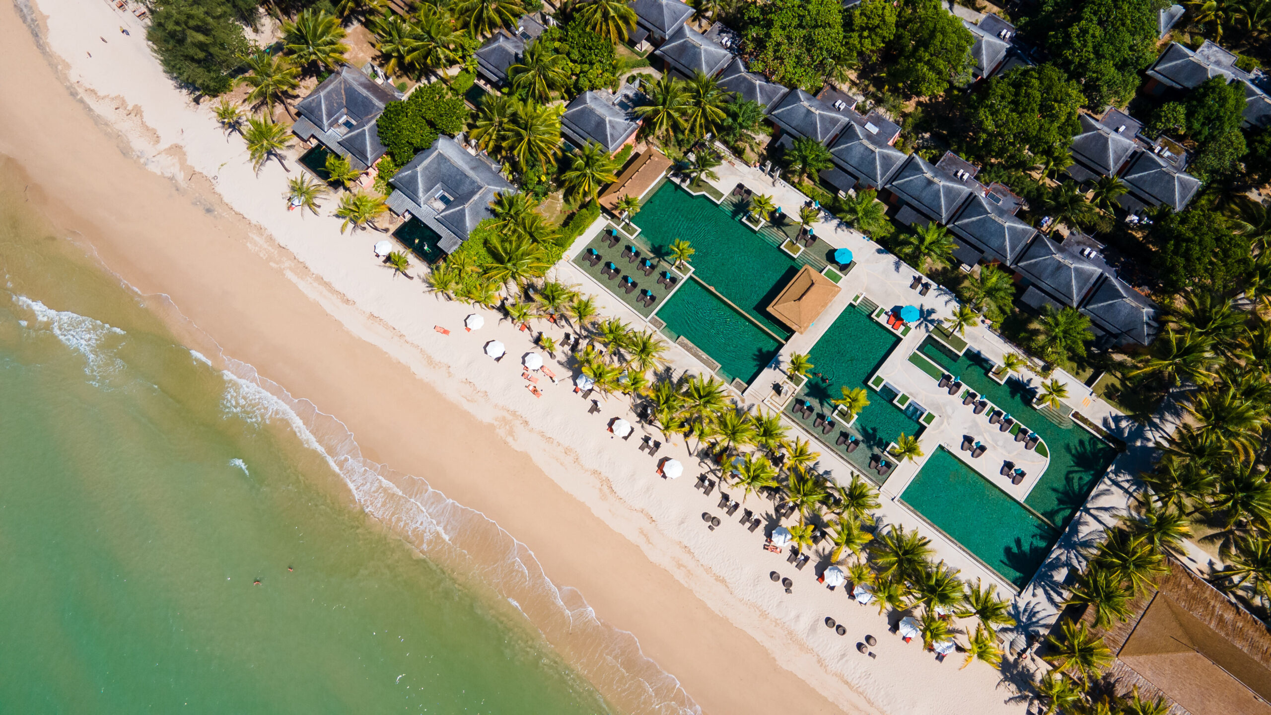 Thailand Khao Lak Beyond Khaolak Luftfoto Resort