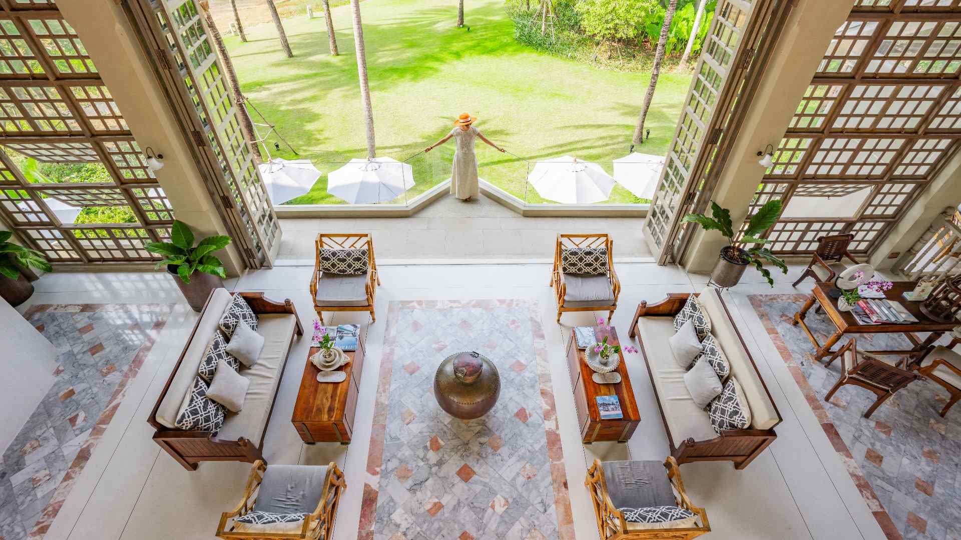 Thailand, Khao Lak, Devasom, Lobby Area