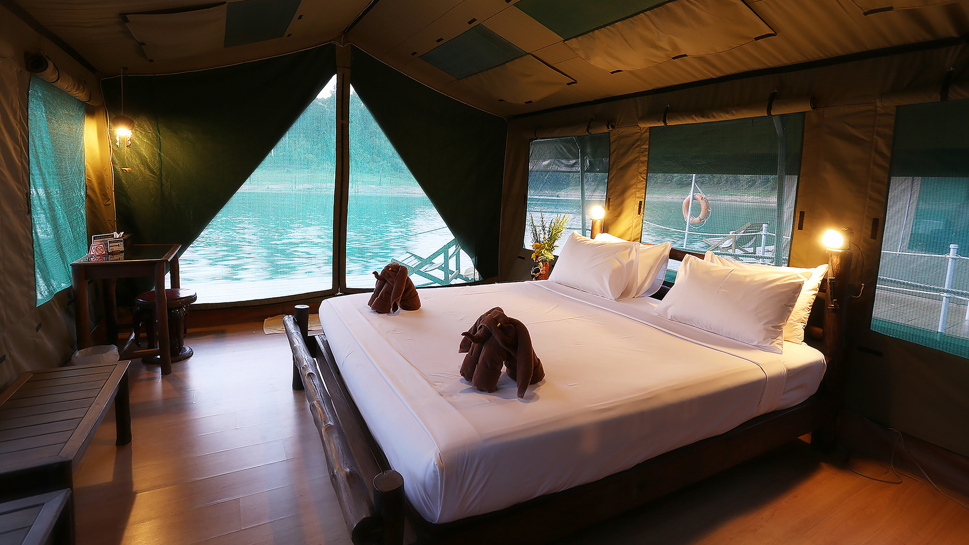 Thailand, Khao Sok, Elephant Hills, Luxury Floating Tent
