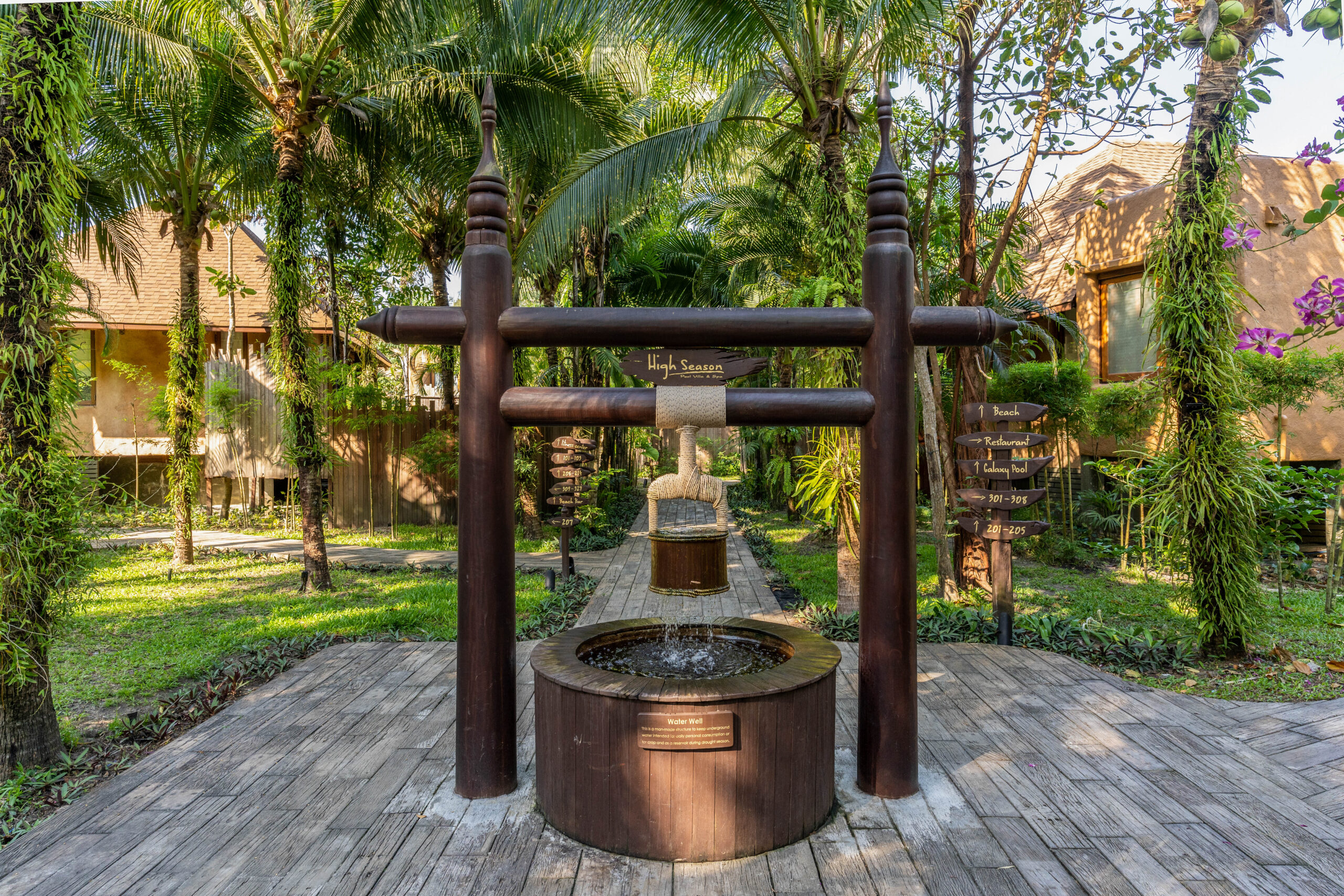 Thailand, Koh Kood, High Season Pool Villa & Spa, Garden Area