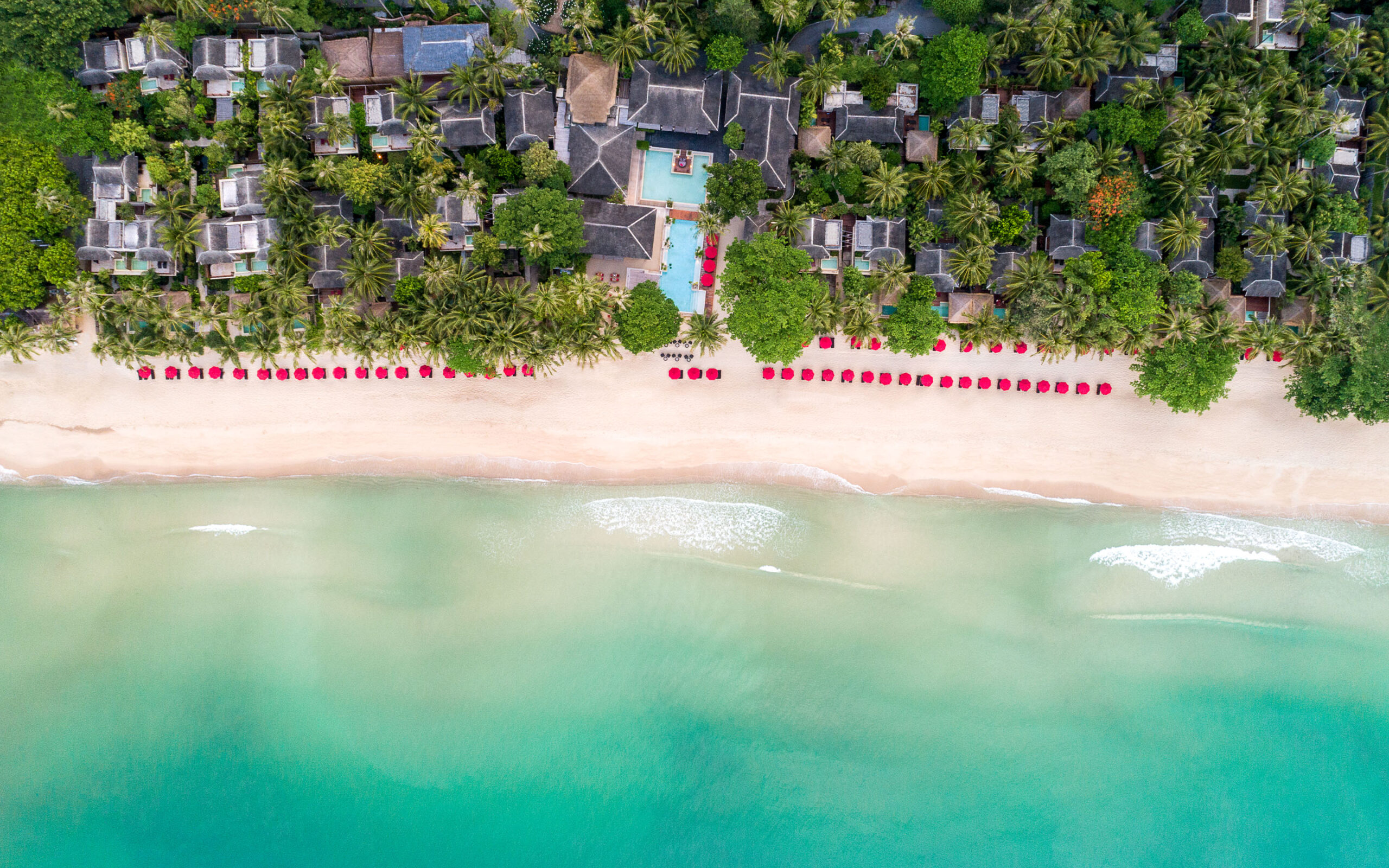 Thailand, Koh Phangan, Anantara Rasananda, Strand Udsigt