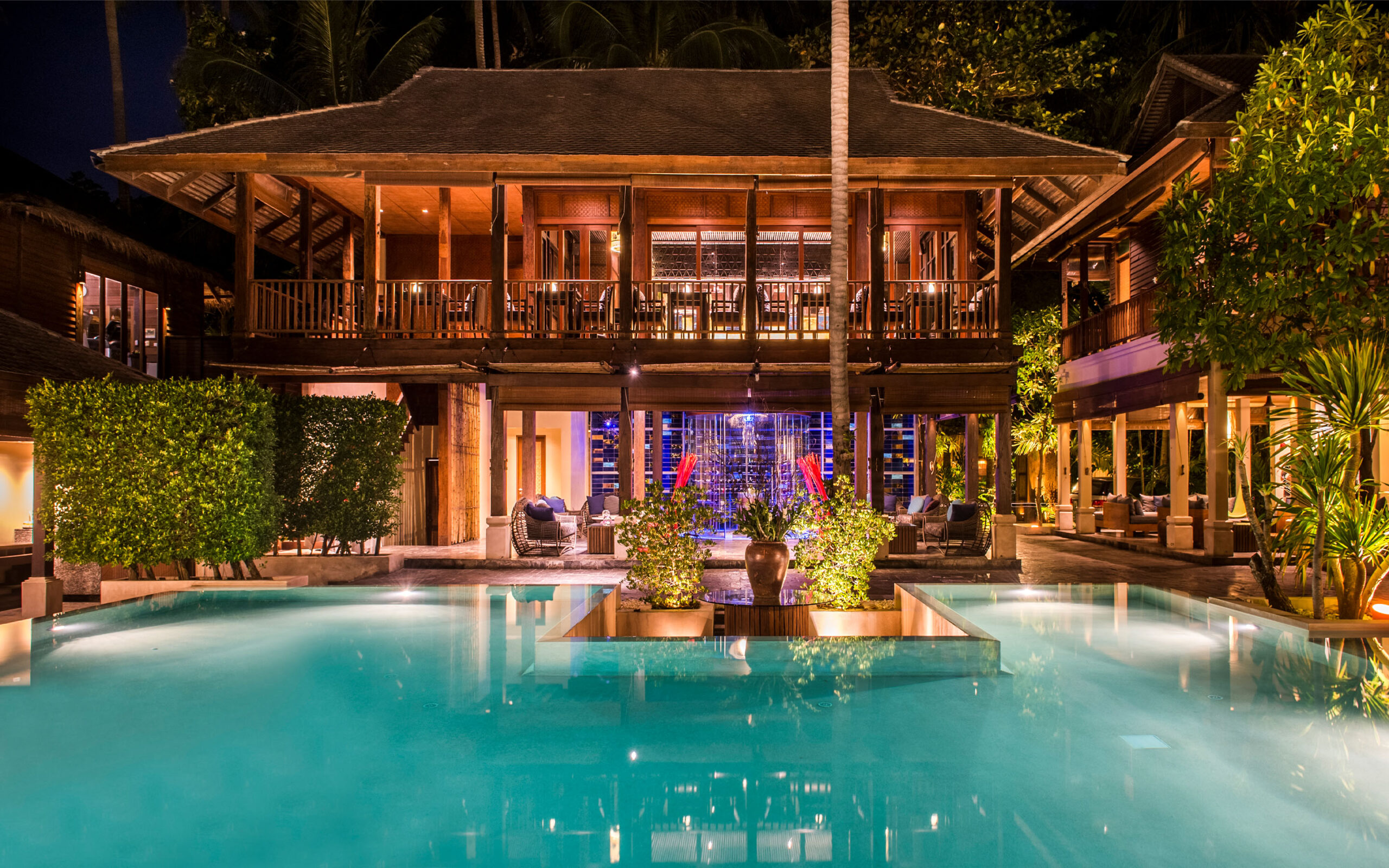 Thailand, Koh Phangan, Anantara Rasananda, Pool Omr&aring;de