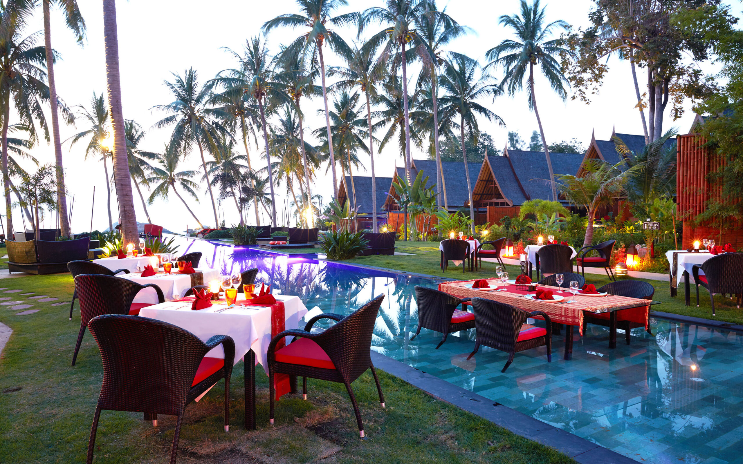 Thailand, Koh Phangan, Kupu Kupu Phangan, Middag Udsigt