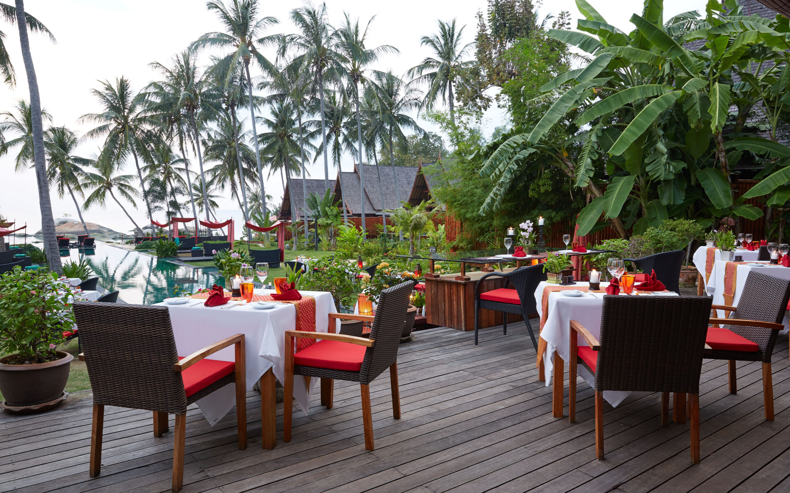 Thailand, Koh Phangan, Kupu Kupu Phangan, Middag Udsigt