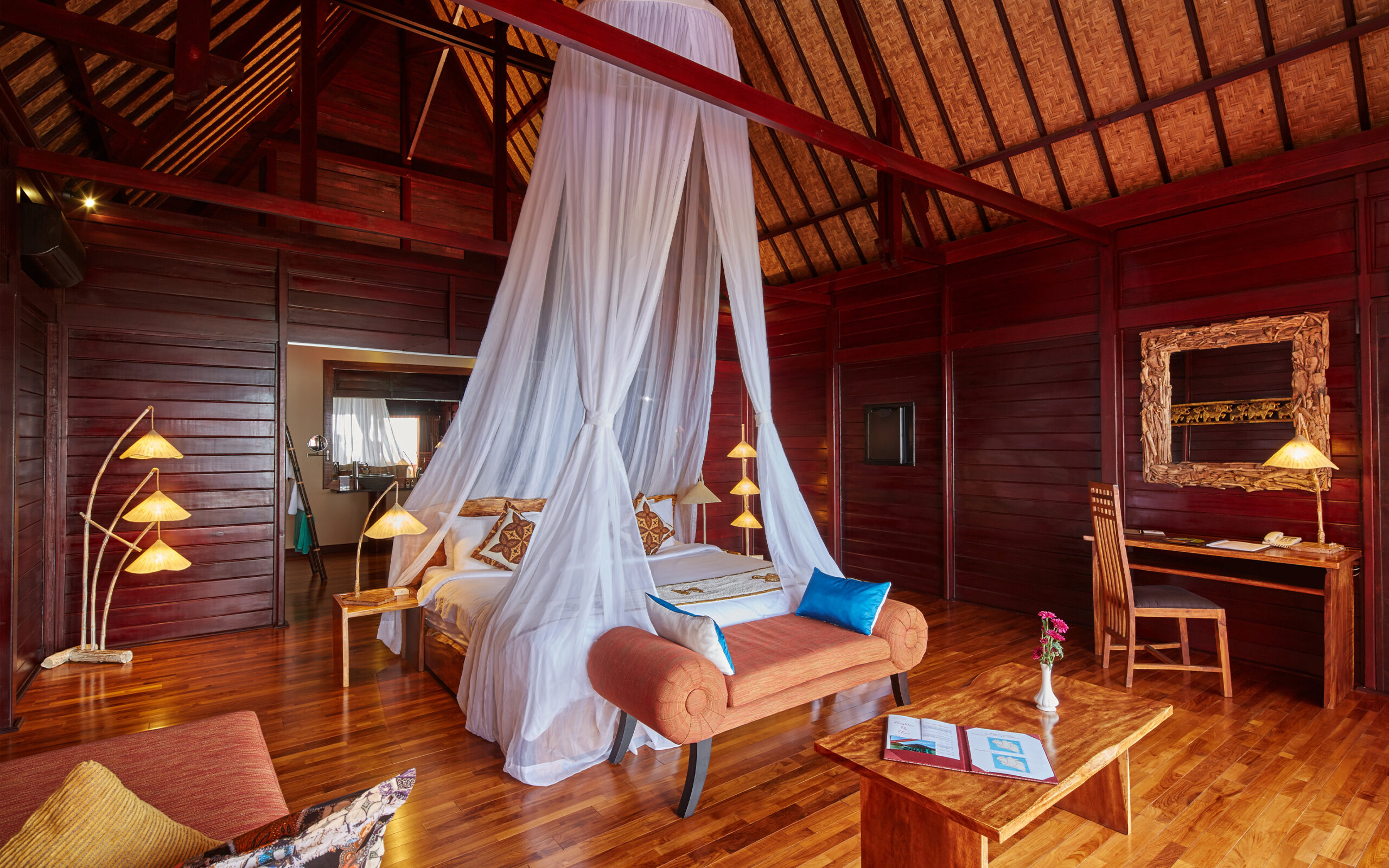 Thailand, Koh Phangan, Kupu Kupu Phangan, Solnedgang Pool Villa