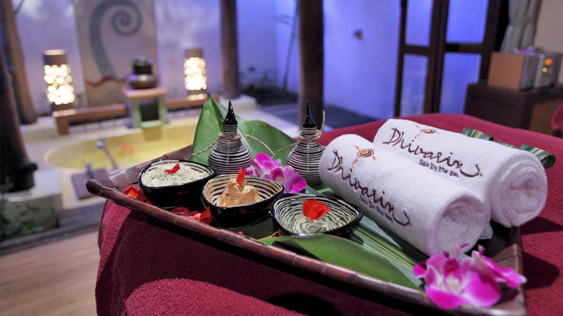 Thailand, Koh Samet, le Vimarn Resort & Spa, Spa Towels
