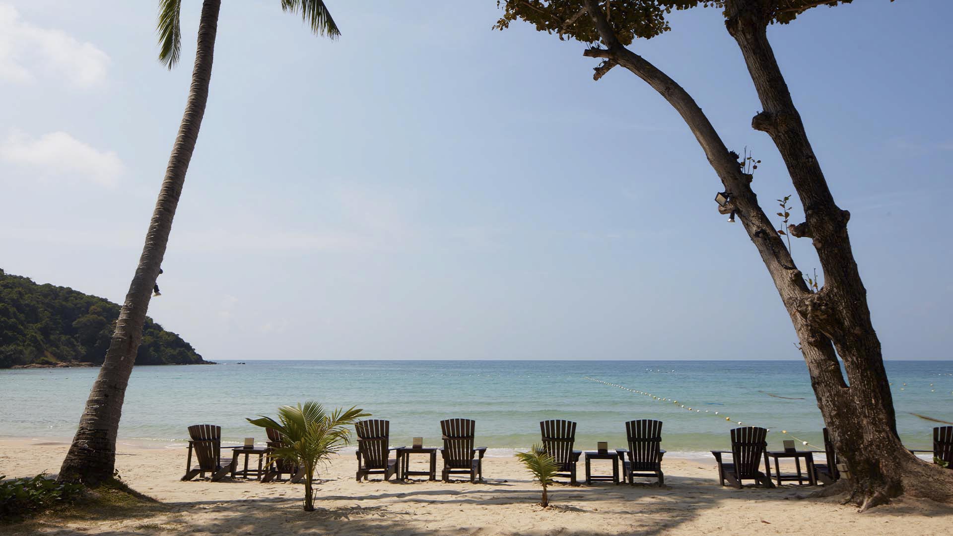 Thailand, Koh Samet, le Vimarn Resort & Spa, Beach Sunbeds