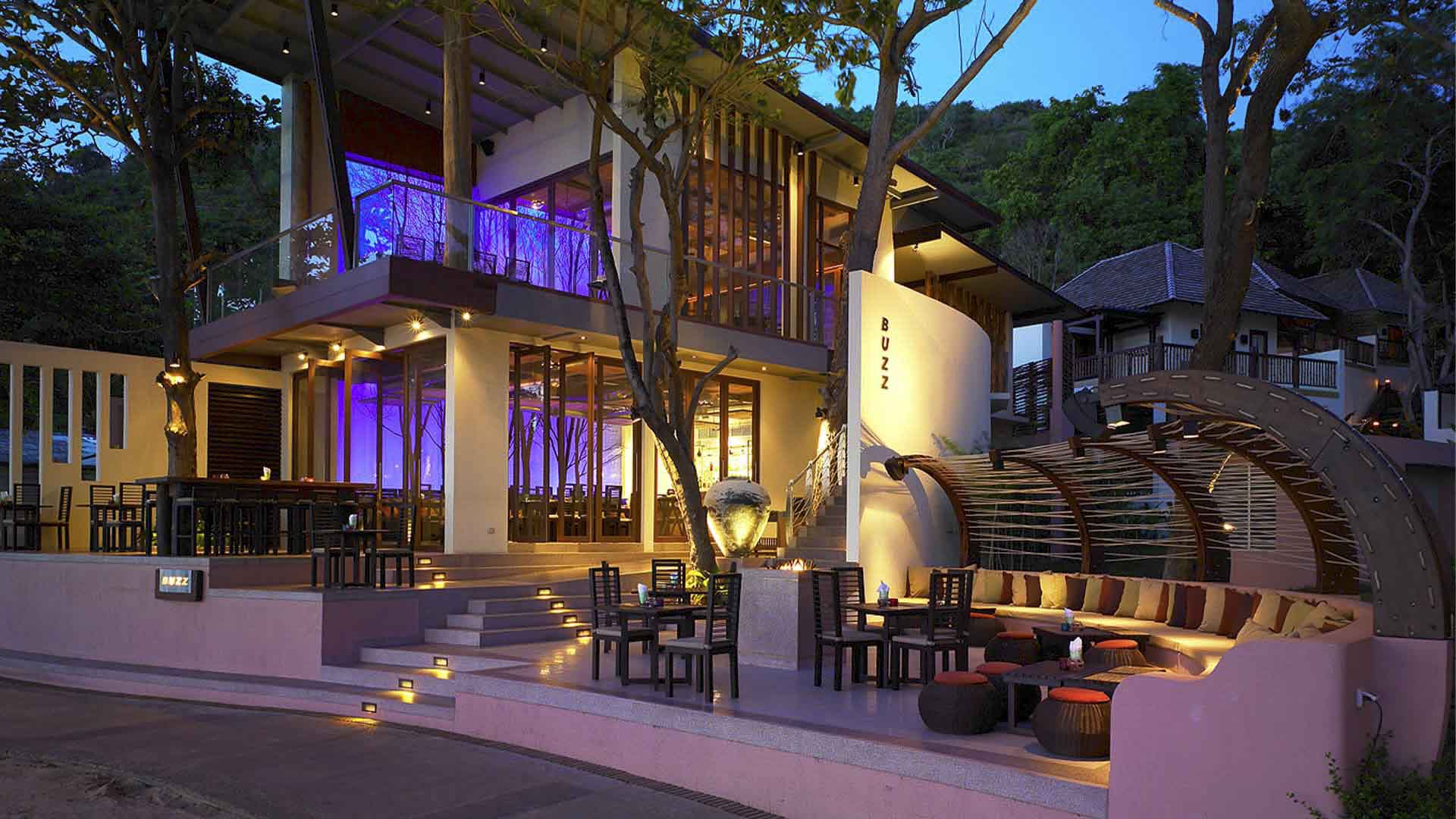 Thailand, Koh Samet, le Vimarn Resort & Spa, Evening View