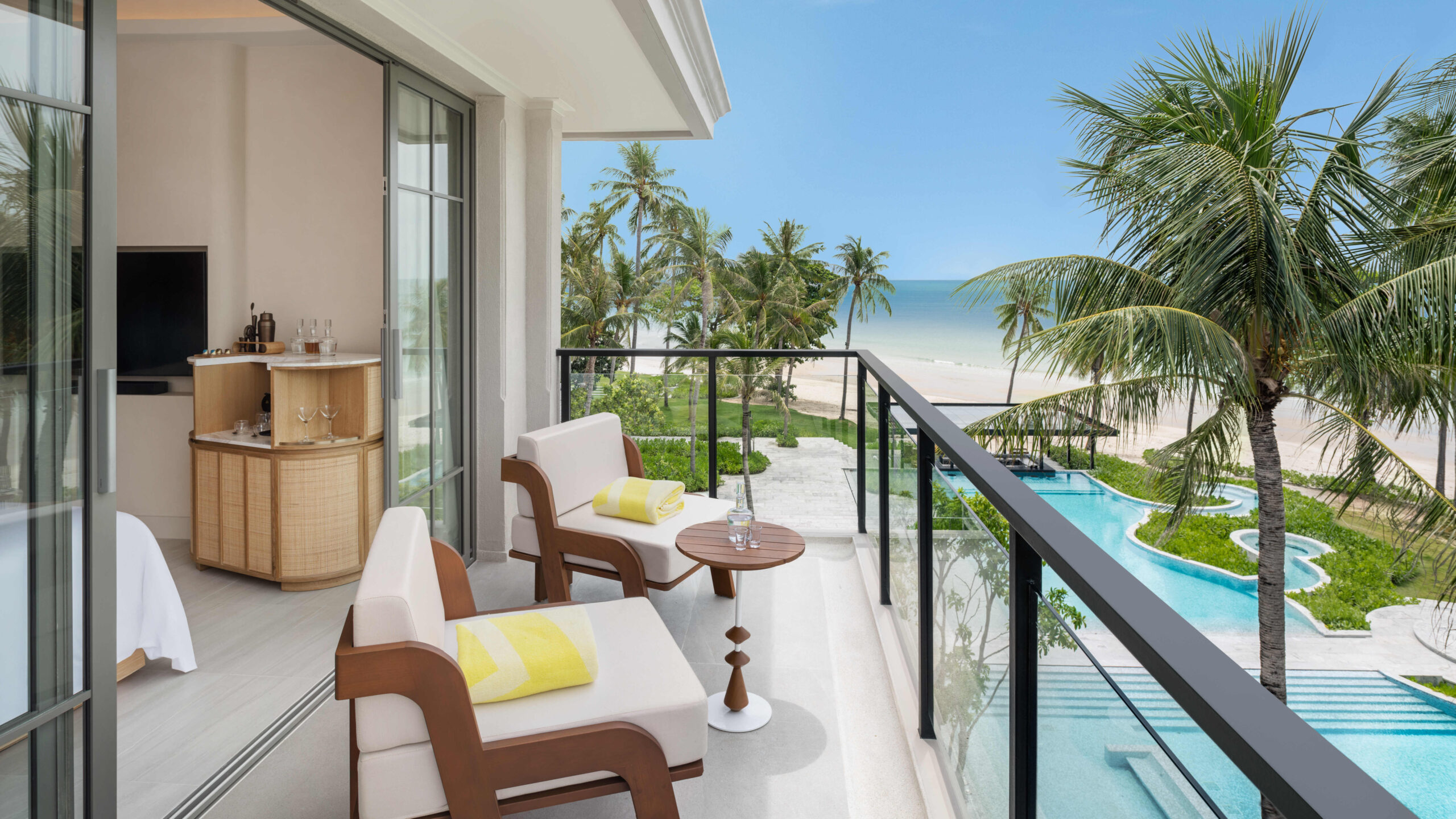 Thailand Koh Samui Centara Reserve Samui Ocean Twin Balkon