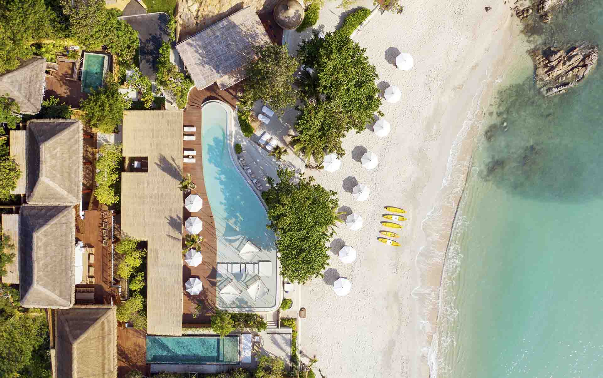 Thailand, Koh Samui, Six Senses Samui, Beach Club