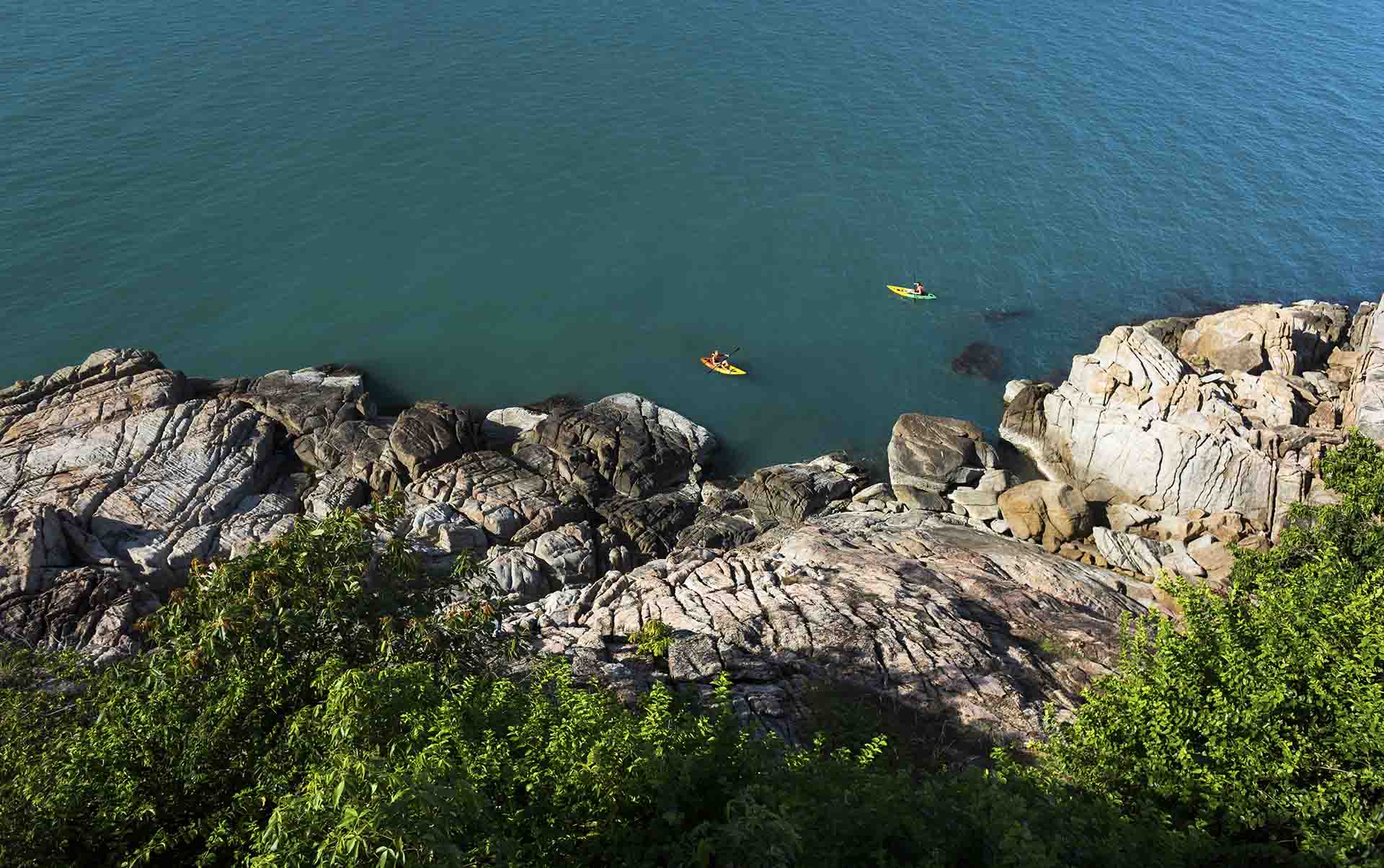 Thailand, Koh Samui, Six Senses Samui, Kajak Havet