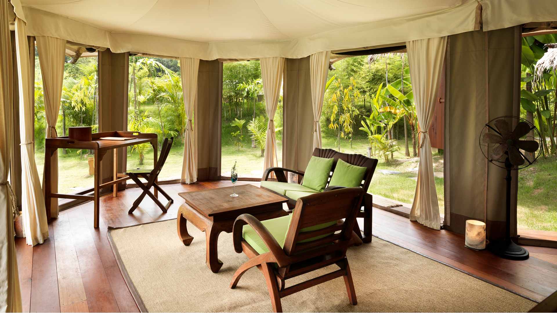 Thailand, Koh Yao Noi, 9 Hornbills Tented Camp, Telt